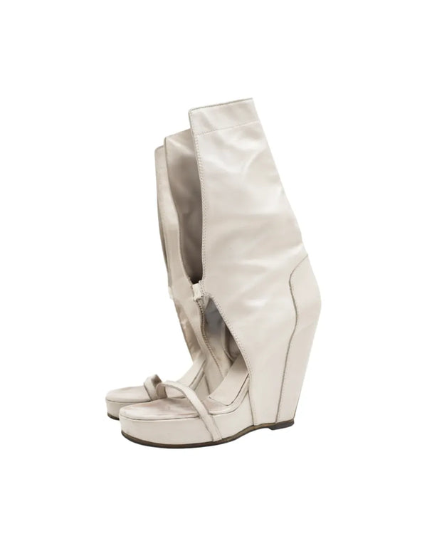 Rick Owens Open Toe Wedge SH1074526