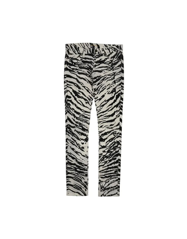 Saint Laurent SS14 SS14 D01 Zebra Denim TO1074626