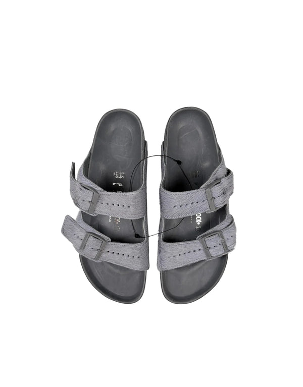Fur Sandals Grey Rick Owens X Birkenstock