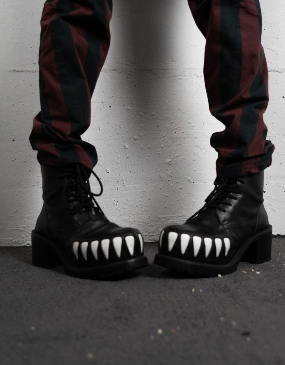 FW22 Hyper Glam 85mm Leather Boots
