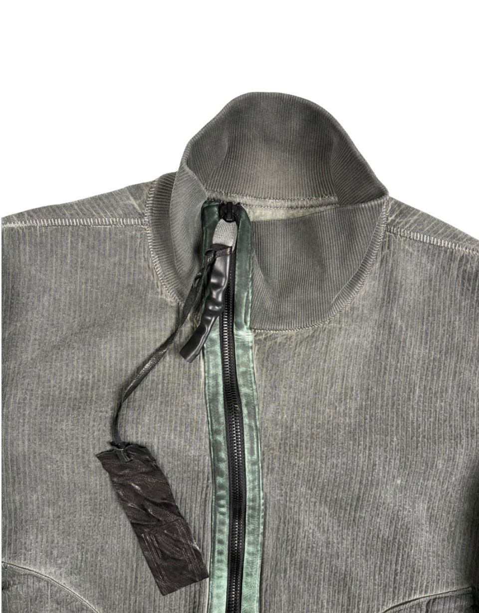 Highbomb Striped Army Bomber Jacket