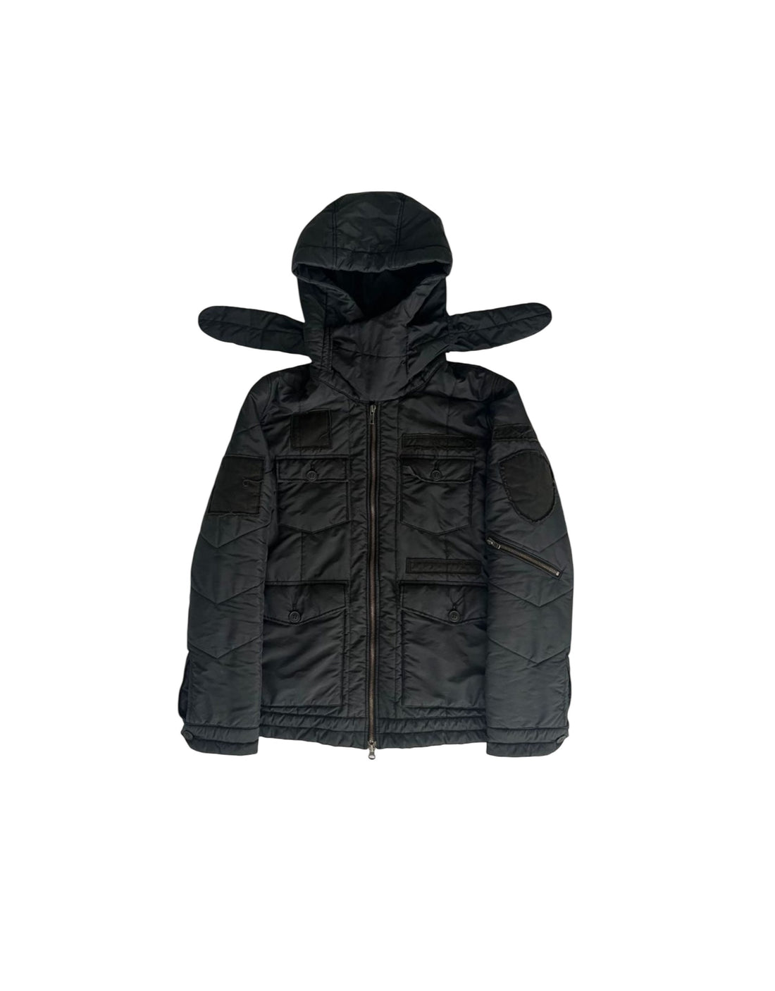 AW05 “Arts and Crafts” Patchwork Puffer Jacket Undercover