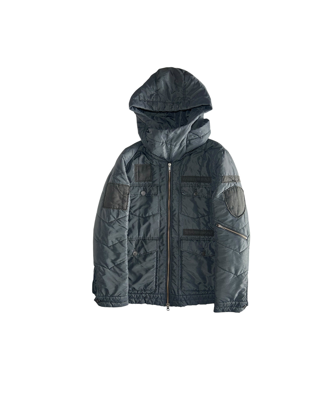 AW05 “Arts and Crafts” Patchwork Puffer Jacket Undercover