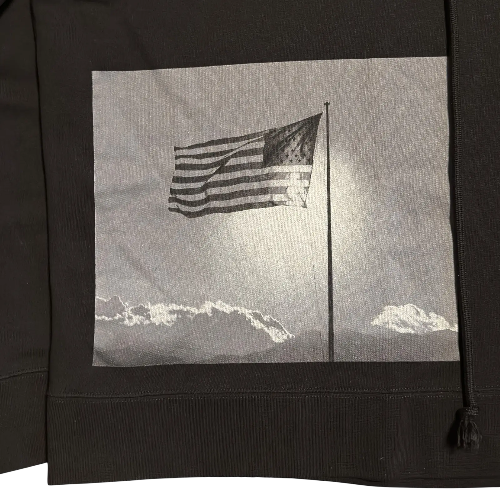 USA Flag Hoodie Black Raf Simons X Robert Mapplethorpe