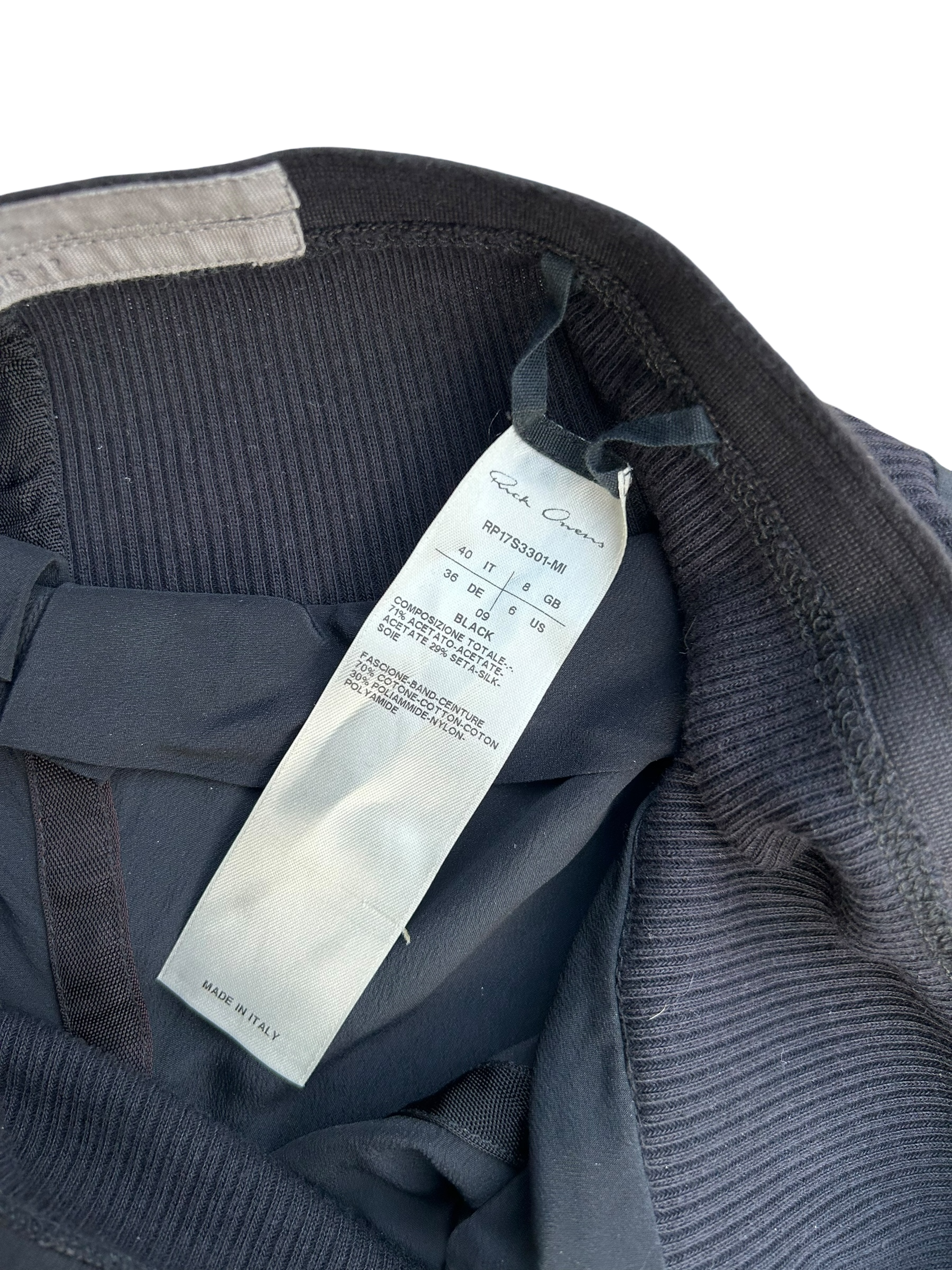 SS17 Bias Spiral Bias Cut Pants Rick Owens