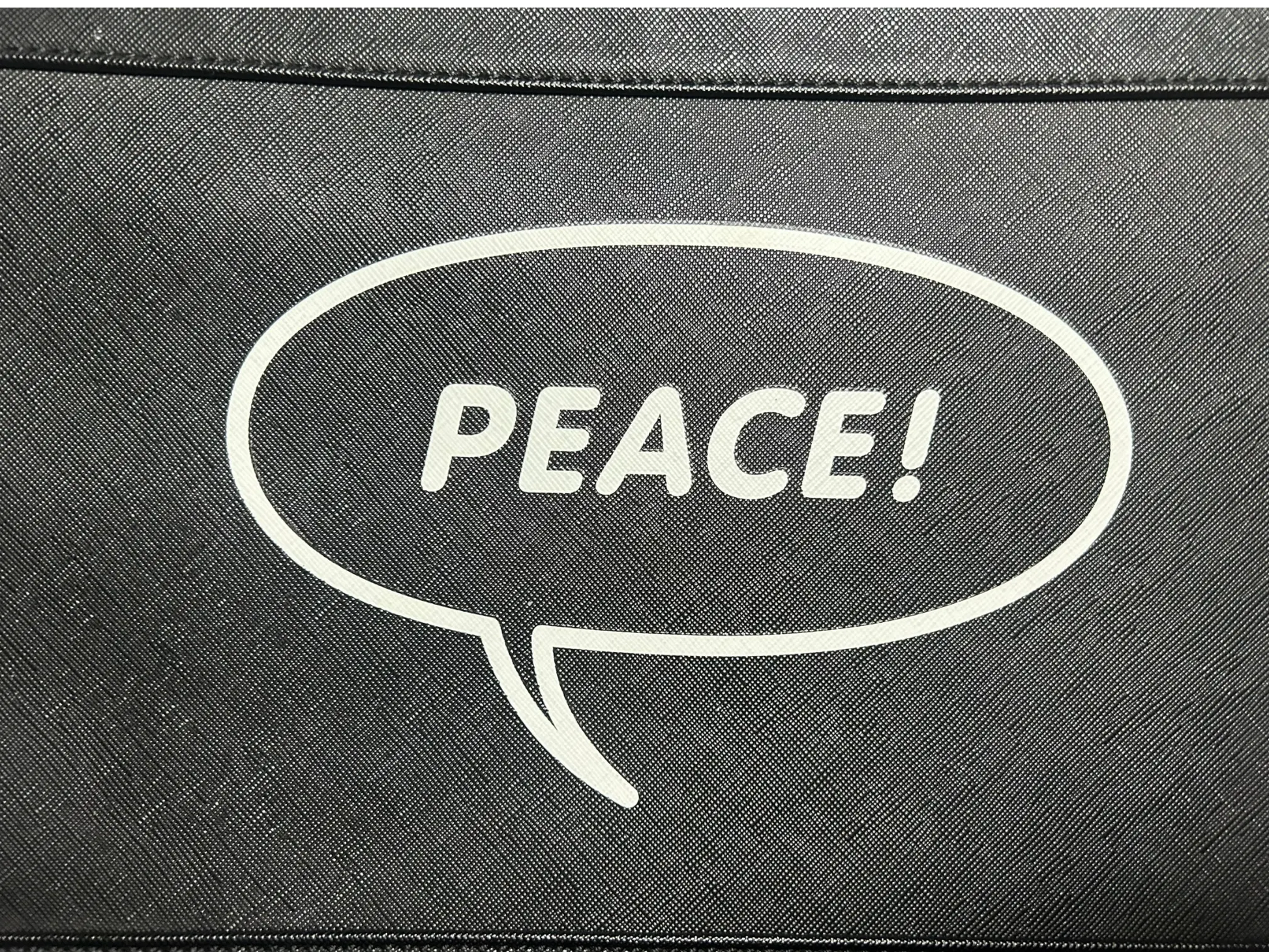 Peace! Clutch/Laptop Bag Number (N)ine