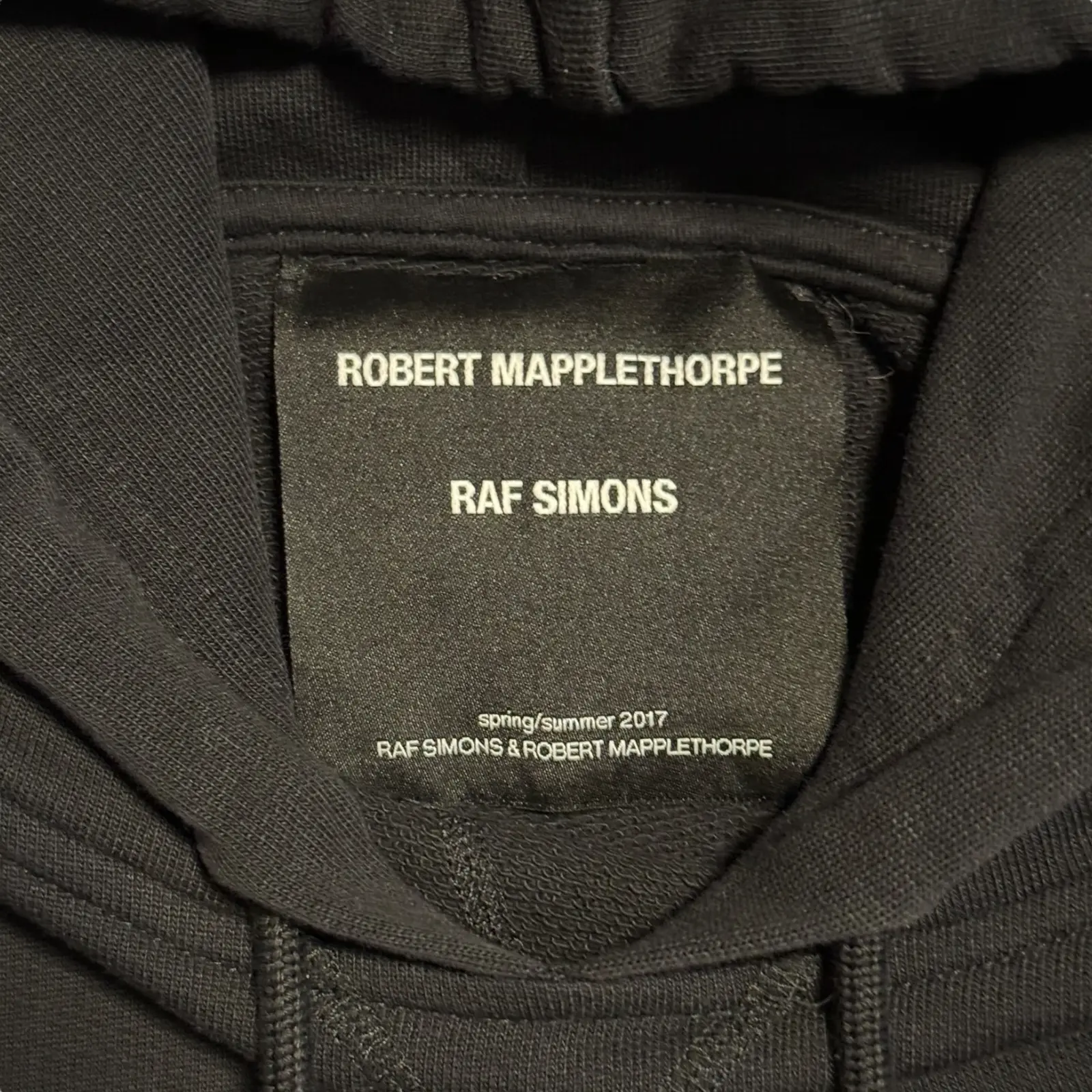 USA Flag Hoodie Black Raf Simons X Robert Mapplethorpe