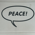 Peace! Clutch/Laptop Bag Number (N)ine
