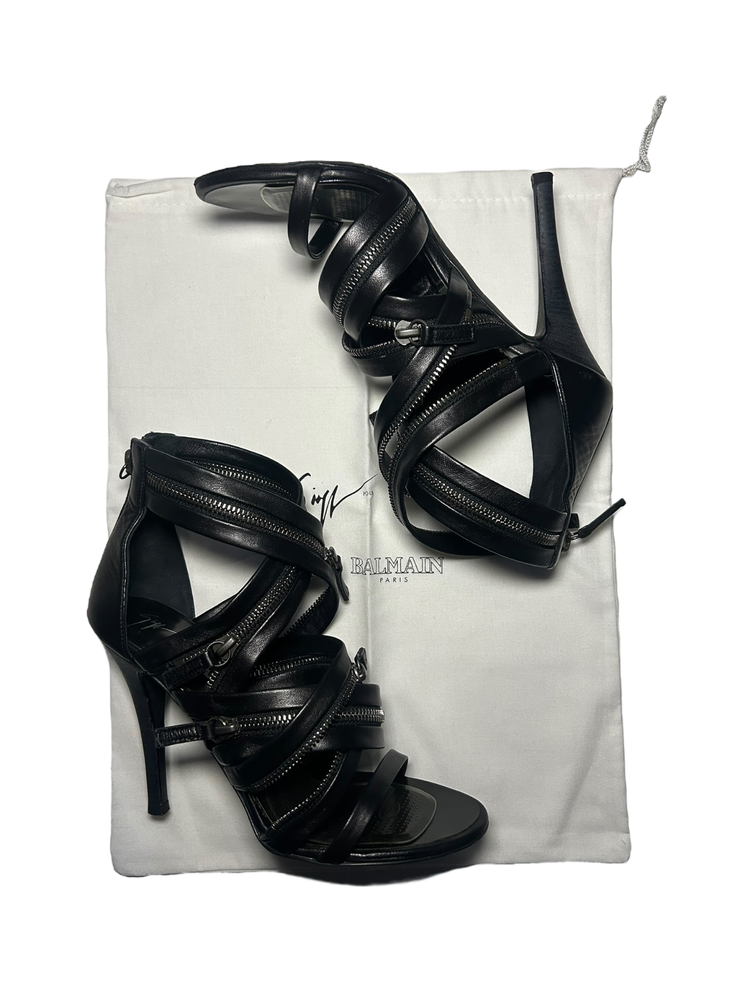 FW09 Zipper Heels Balmain