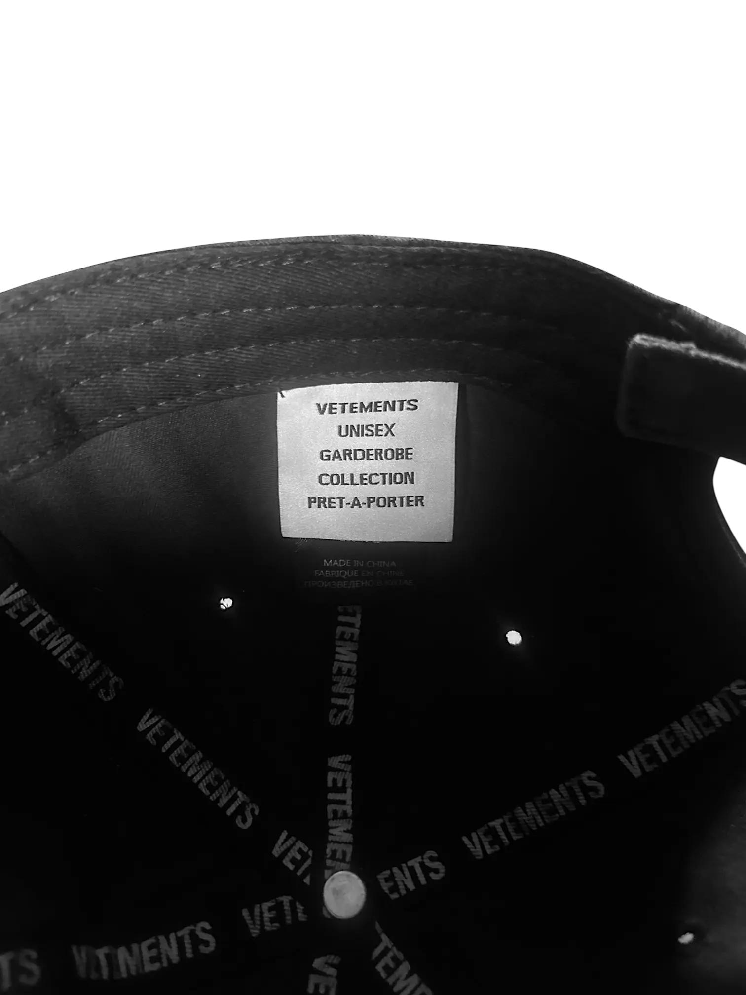 AW22 I Got Lucky Cap Vetements