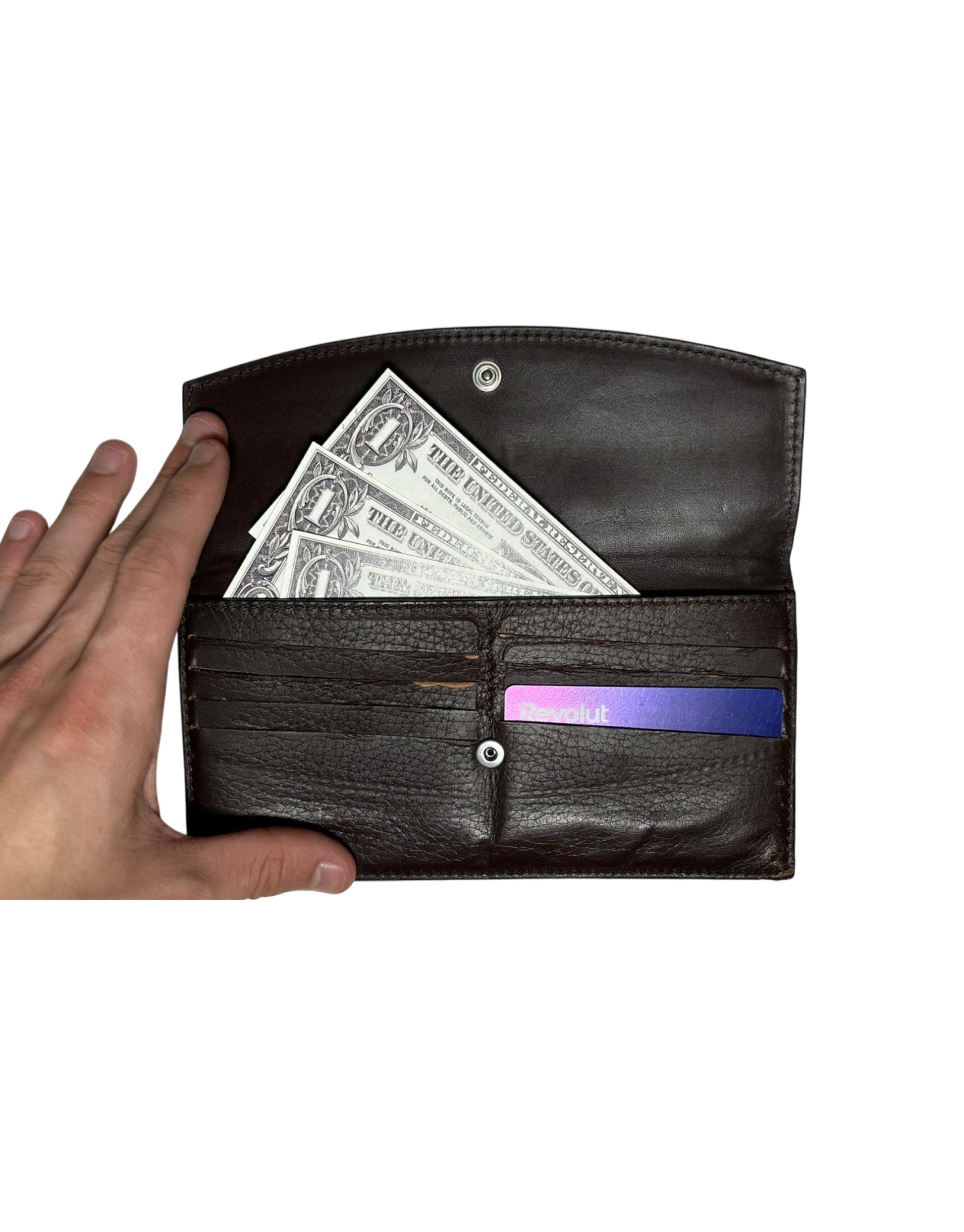 Long Wallet Brown 4 Stitch Maison Margiela