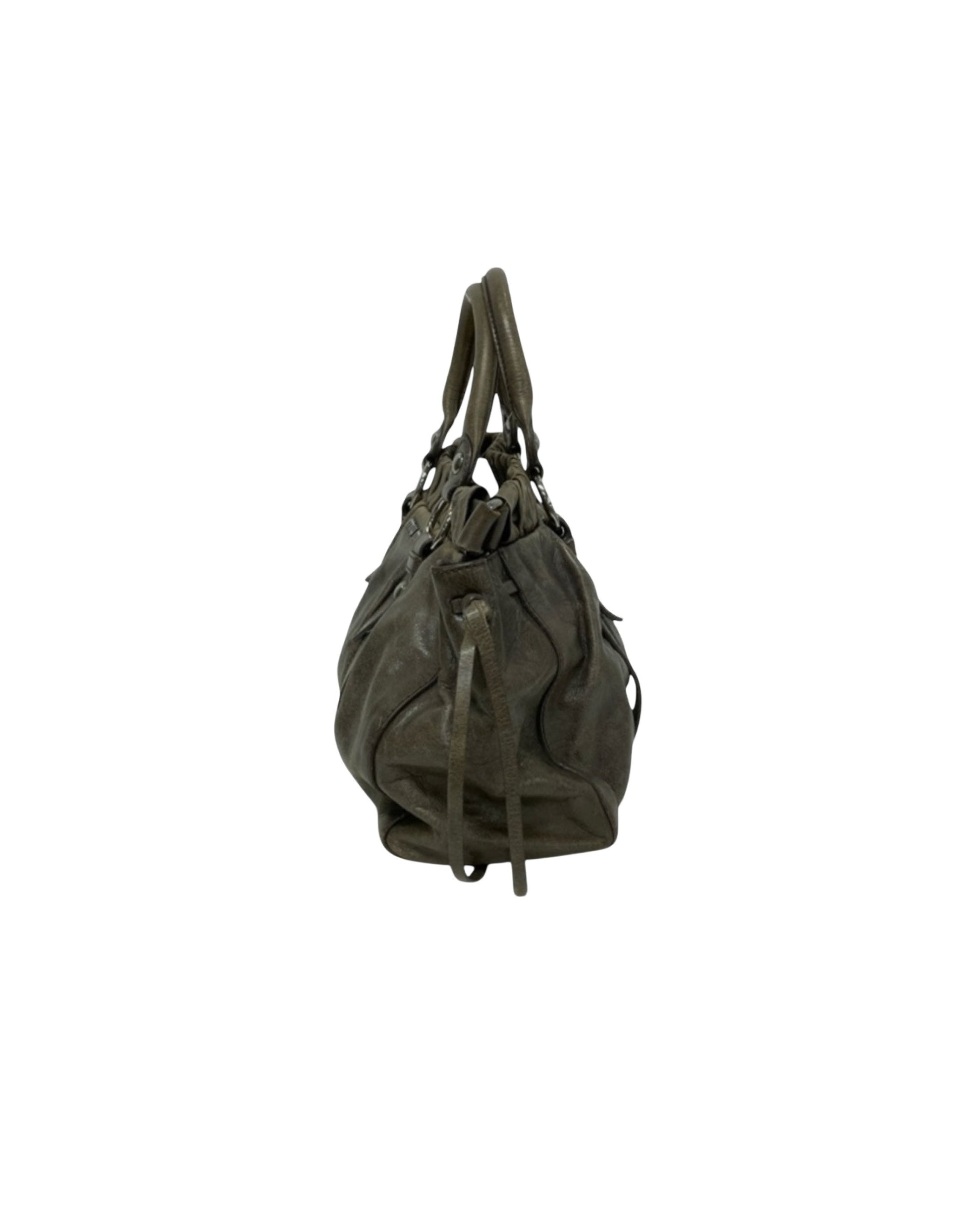 Vitello Bag Gray Miu MIu