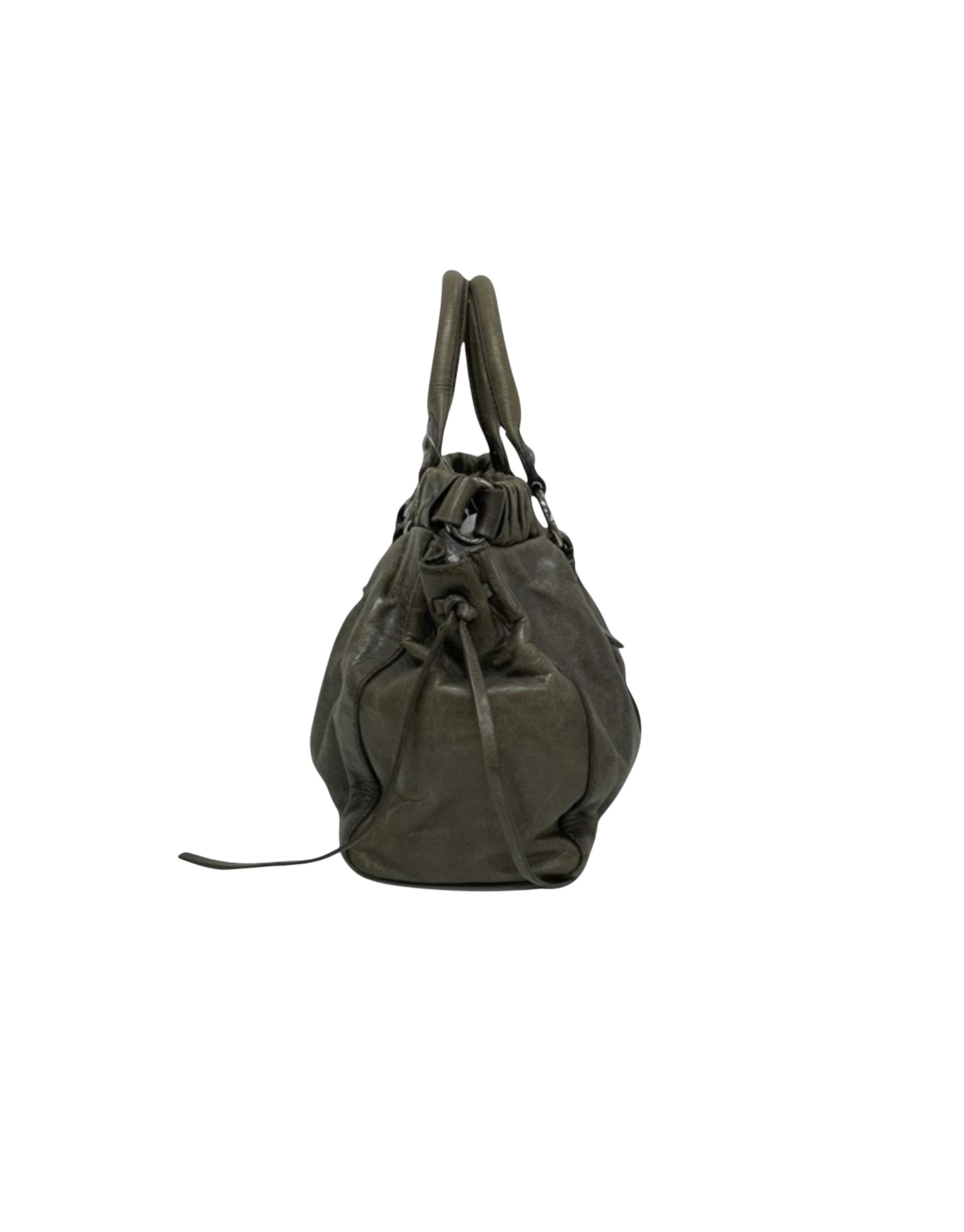 Vitello Bag Gray Miu MIu