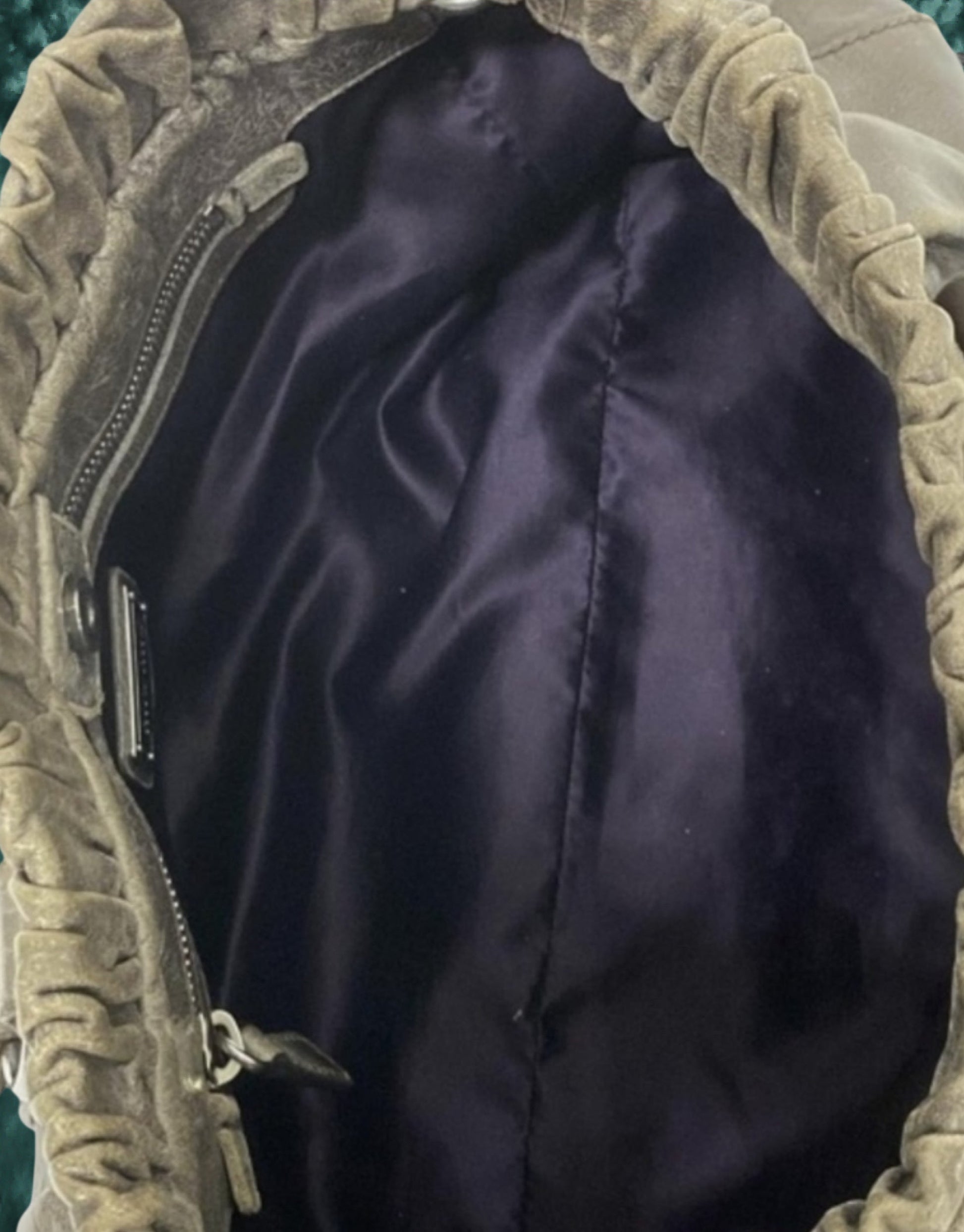 Vitello Bag Gray Miu MIu