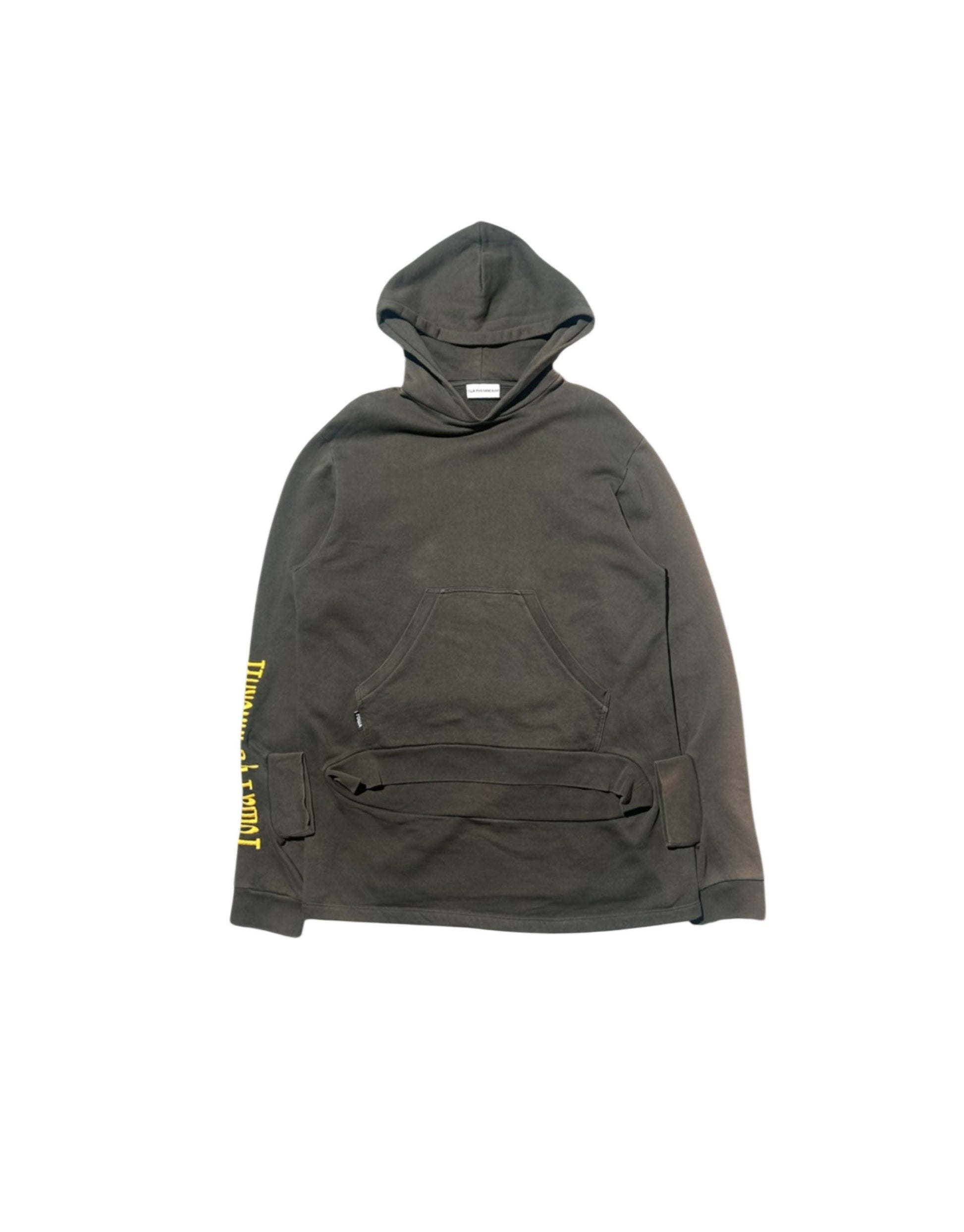 AW16 Embroided Double Cuff Hoodie Gosha Rubchinskiy