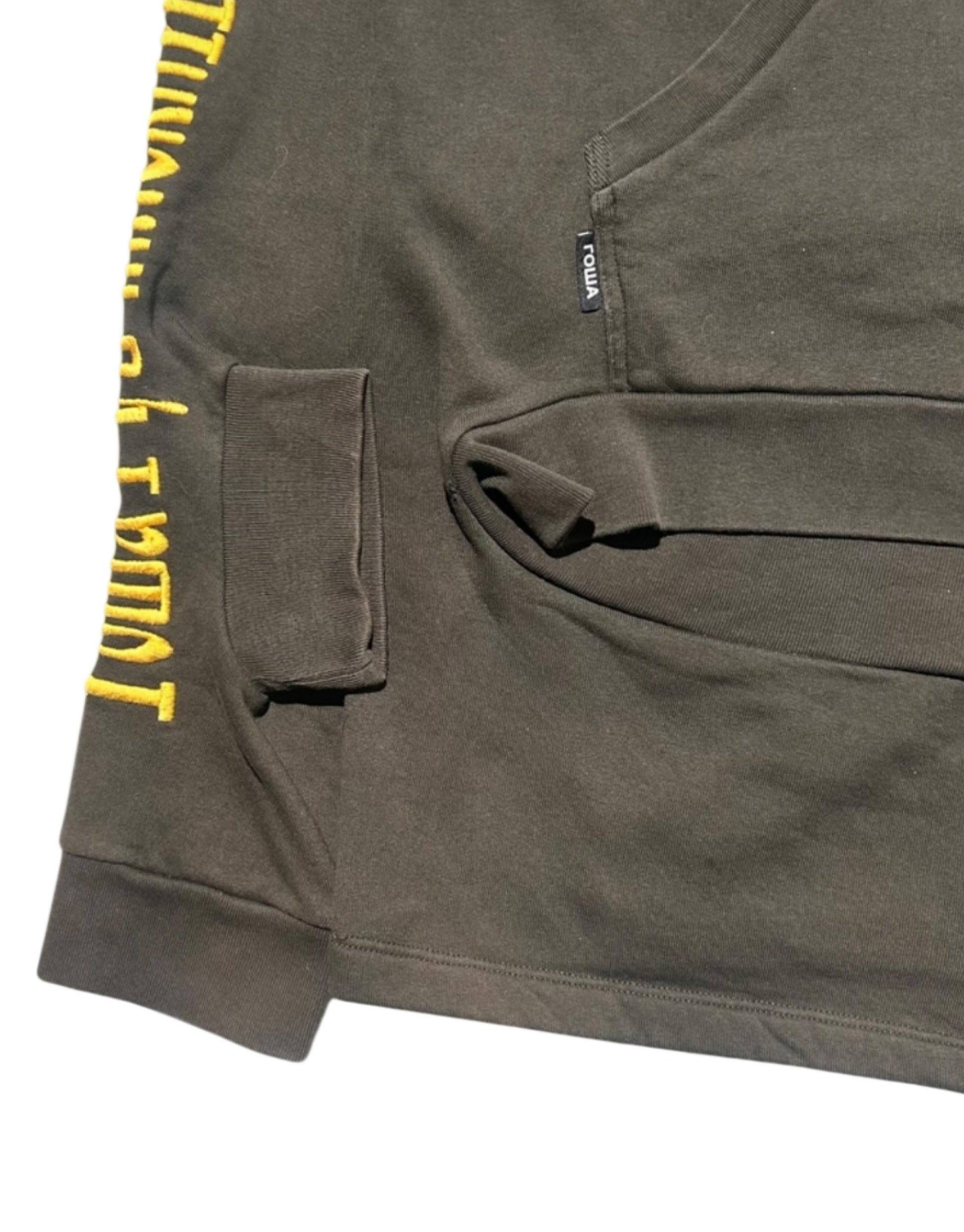 AW16 Embroided Double Cuff Hoodie Gosha Rubchinskiy