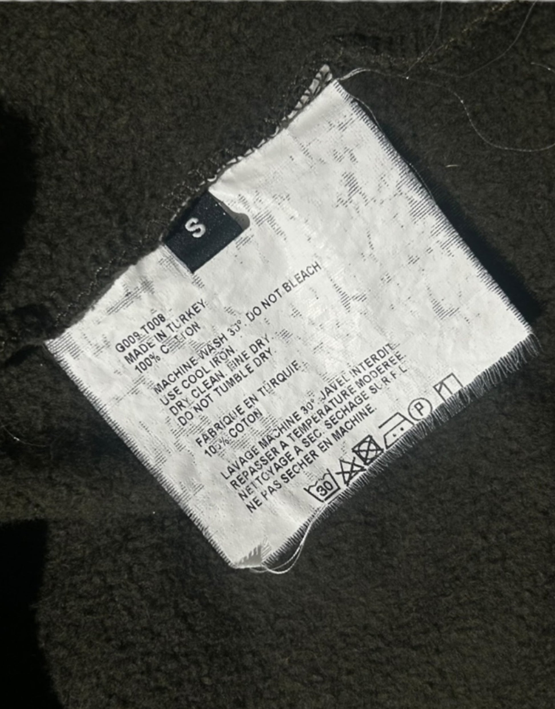 AW16 Embroided Double Cuff Hoodie Gosha Rubchinskiy