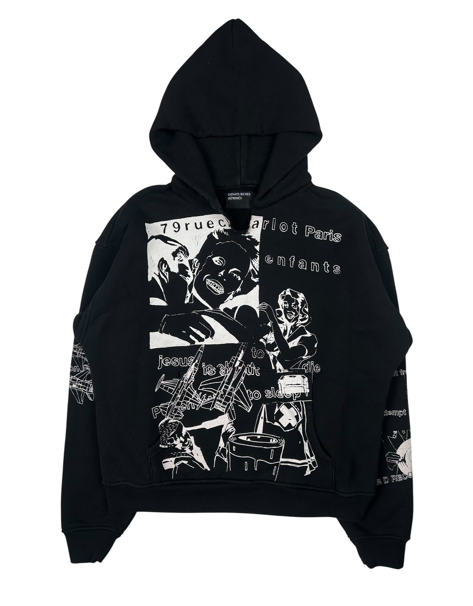 AW21 Absence That Dominates Hoodie Black Enfants Riches Déprimés