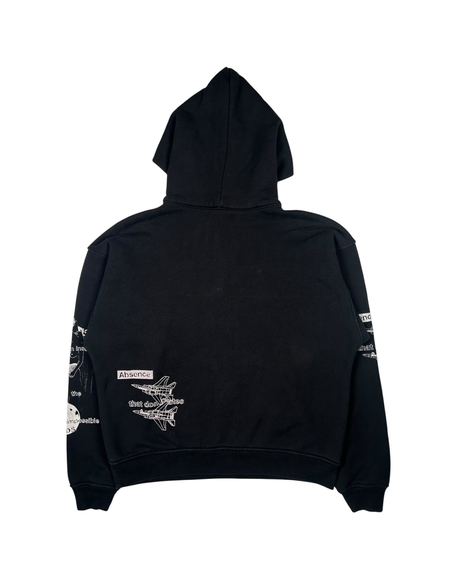 AW21 Absence That Dominates Hoodie Black Enfants Riches Déprimés