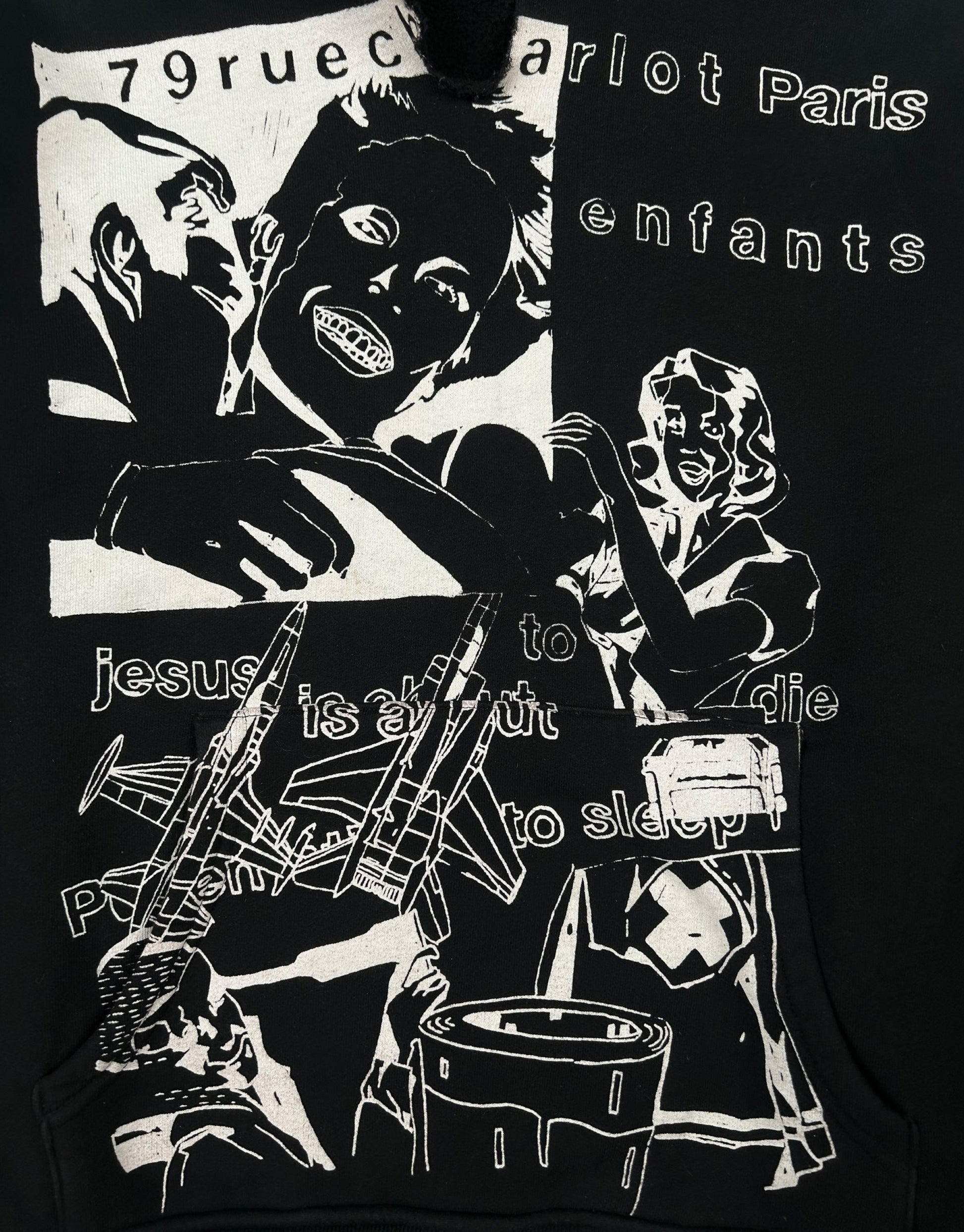 AW21 Absence That Dominates Hoodie Black Enfants Riches Déprimés