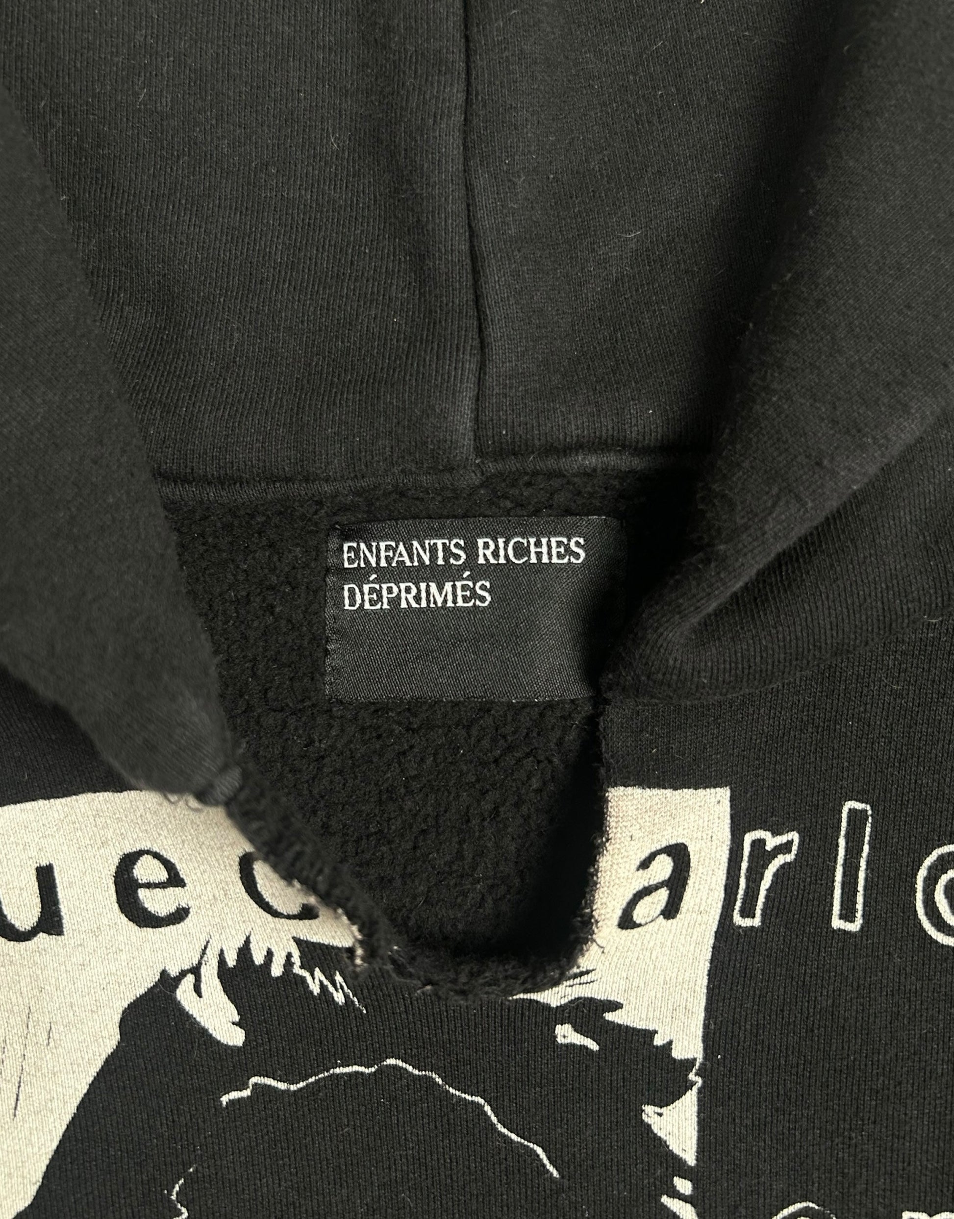 AW21 Absence That Dominates Hoodie Black Enfants Riches Déprimés