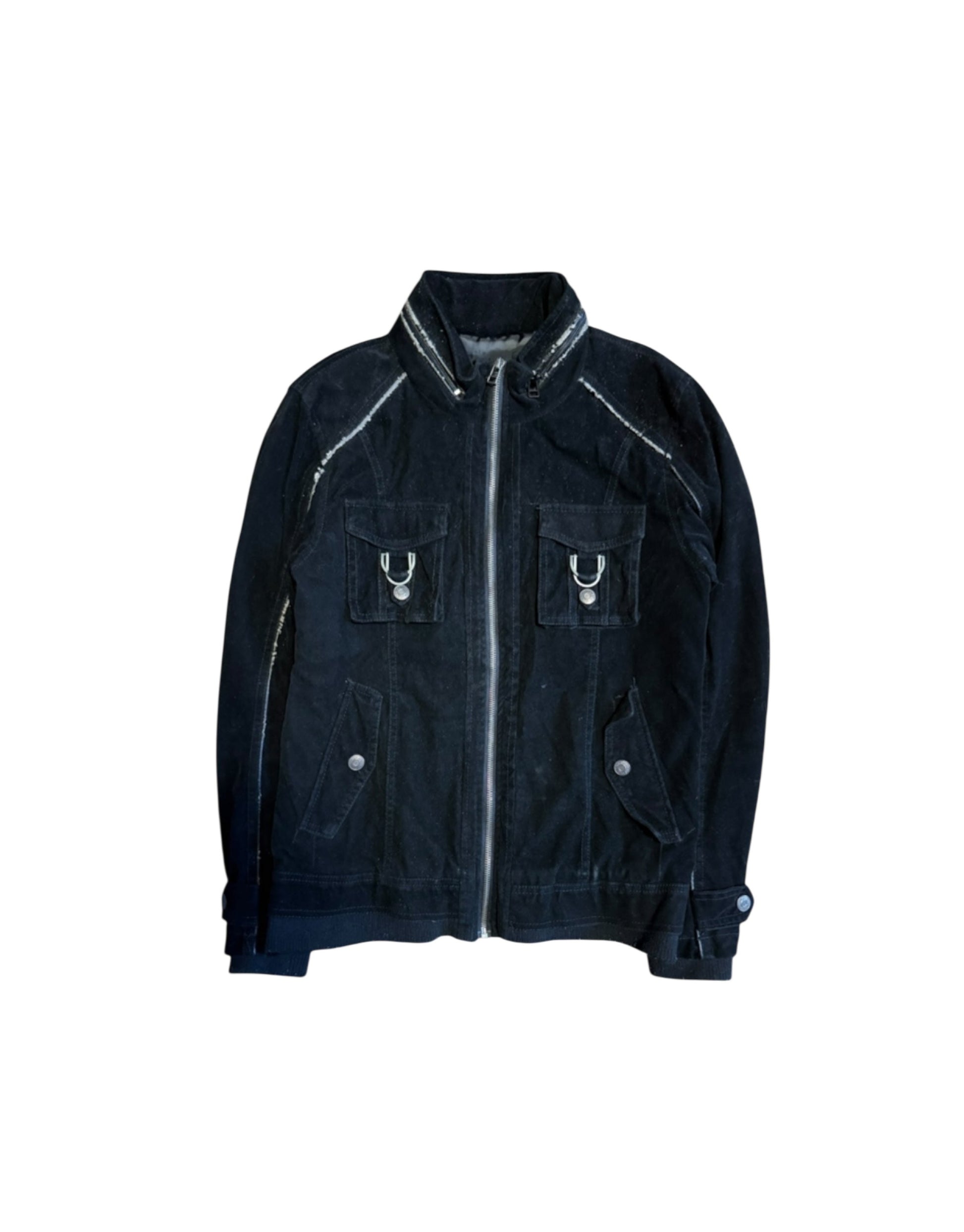Black Velour Jacket In The Attic