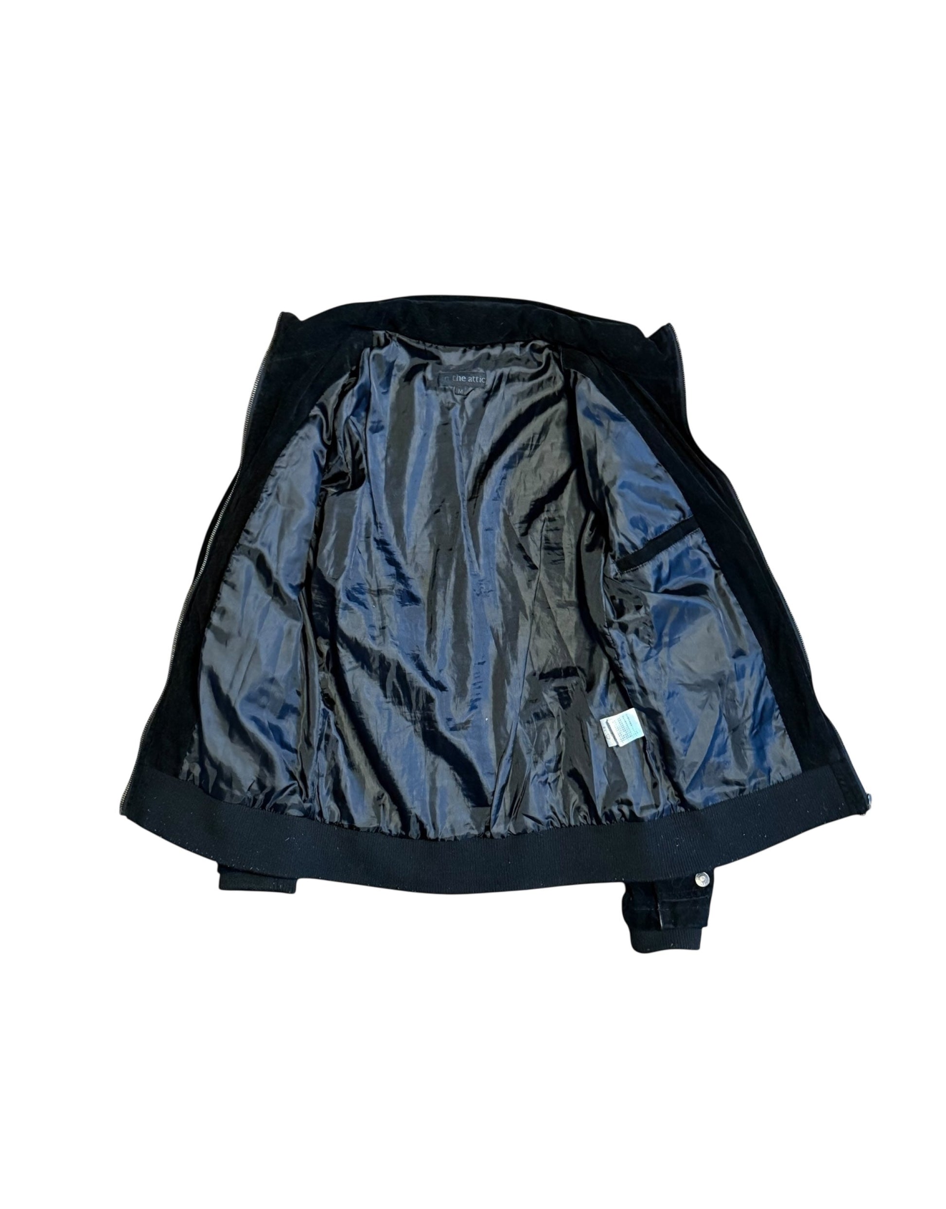 Black Velour Jacket In The Attic