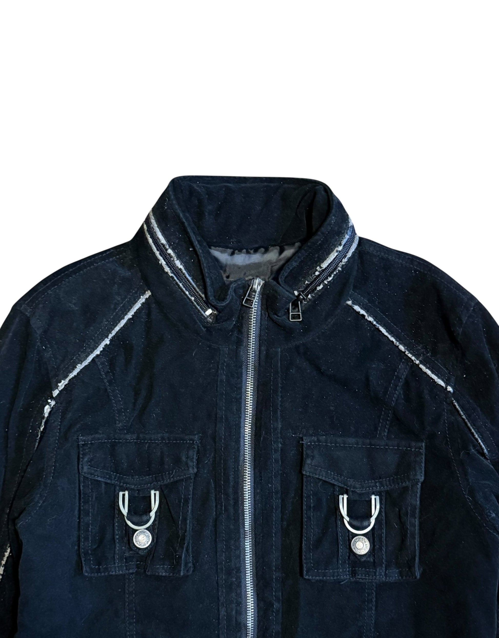 Black Velour Jacket In The Attic