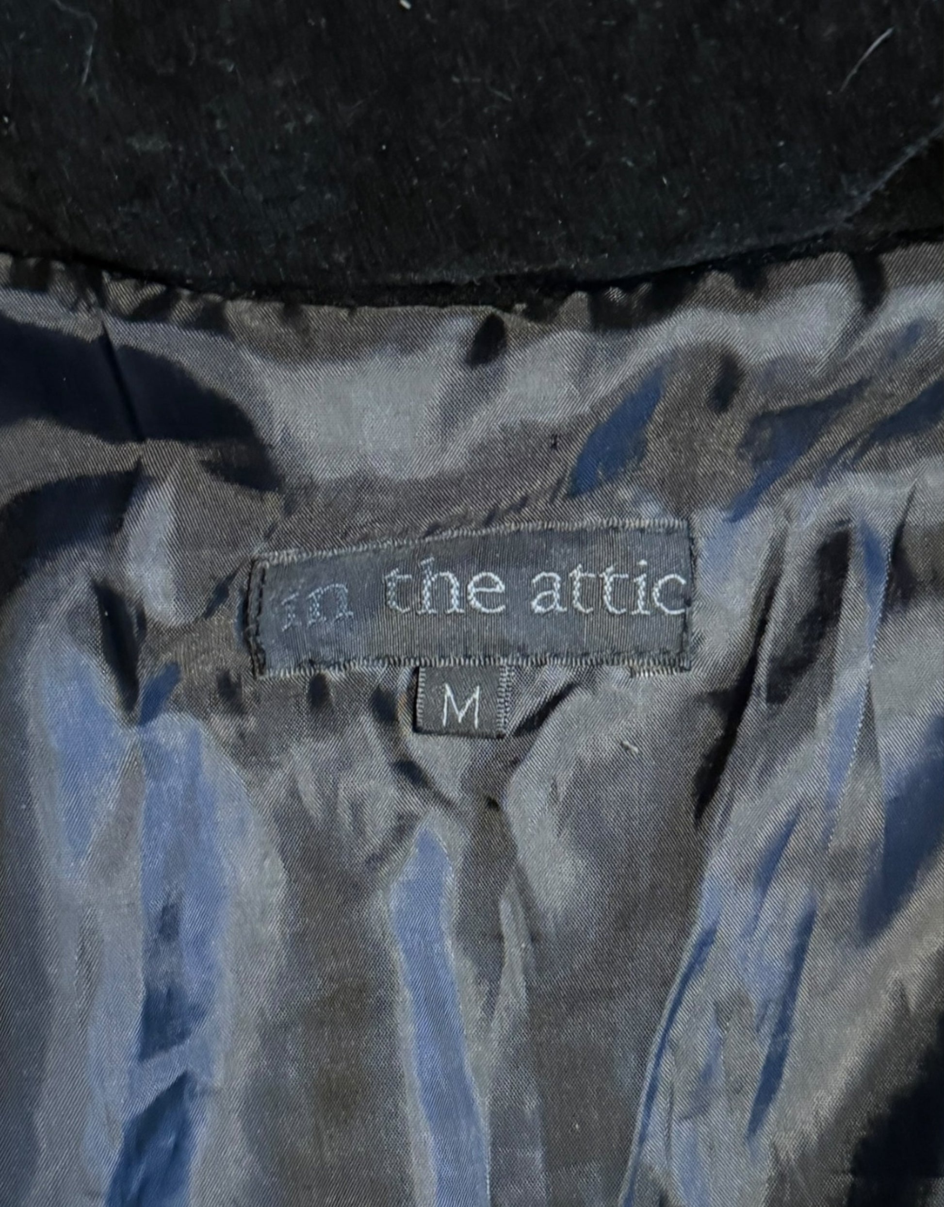 Black Velour Jacket In The Attic