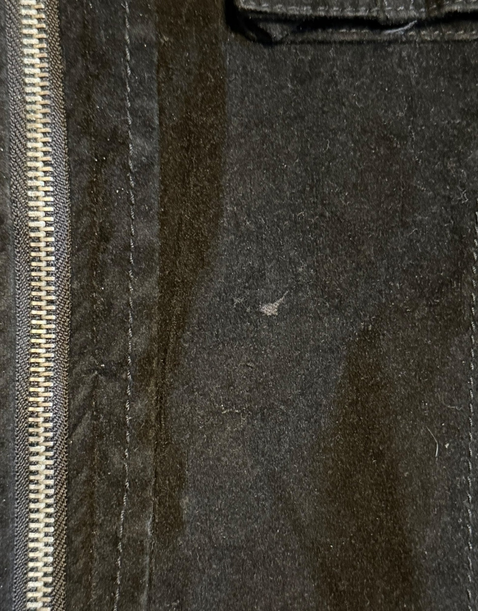 Black Velour Jacket In The Attic