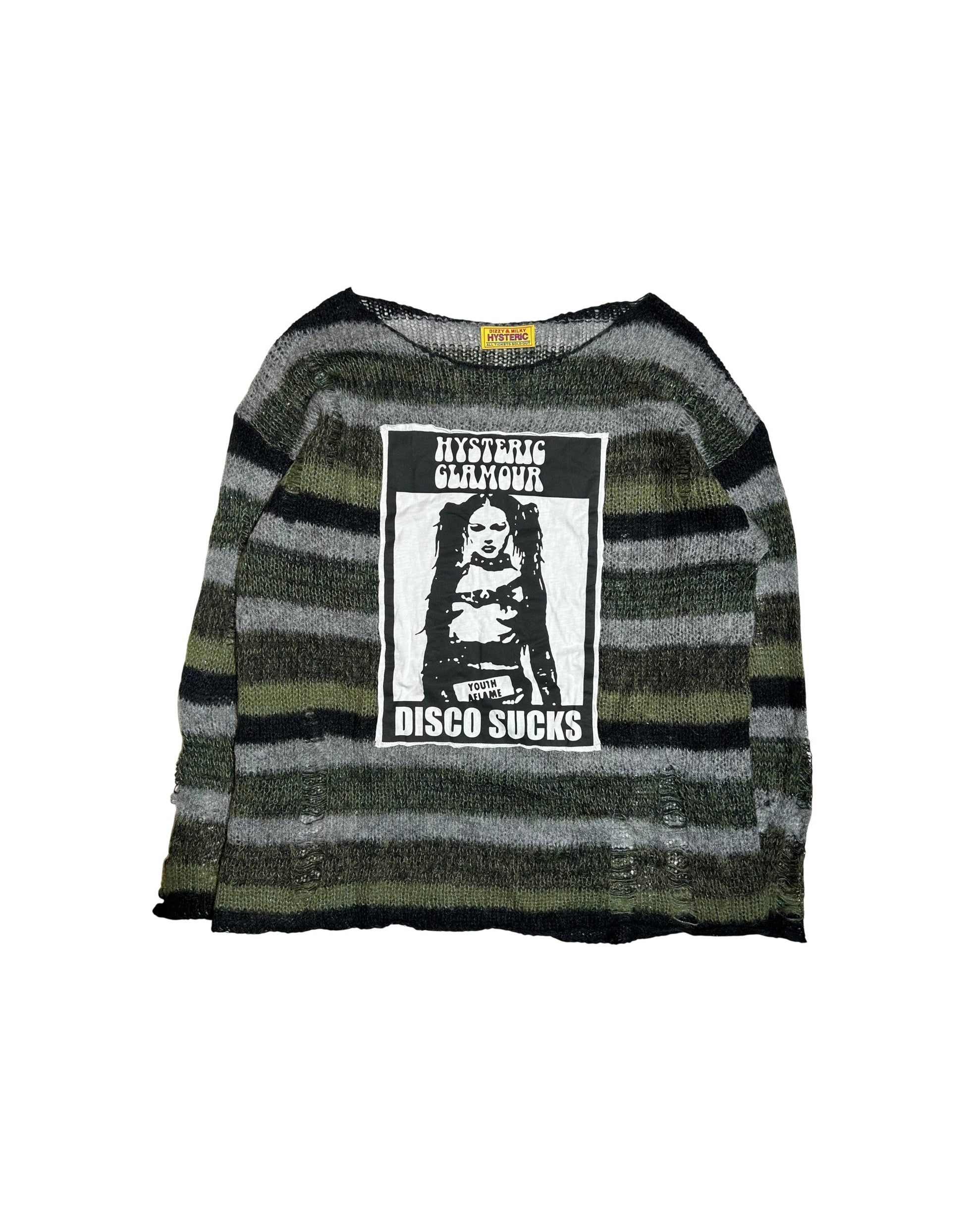 Disco Sucks Knitter Sweater Hysteric Glamour
