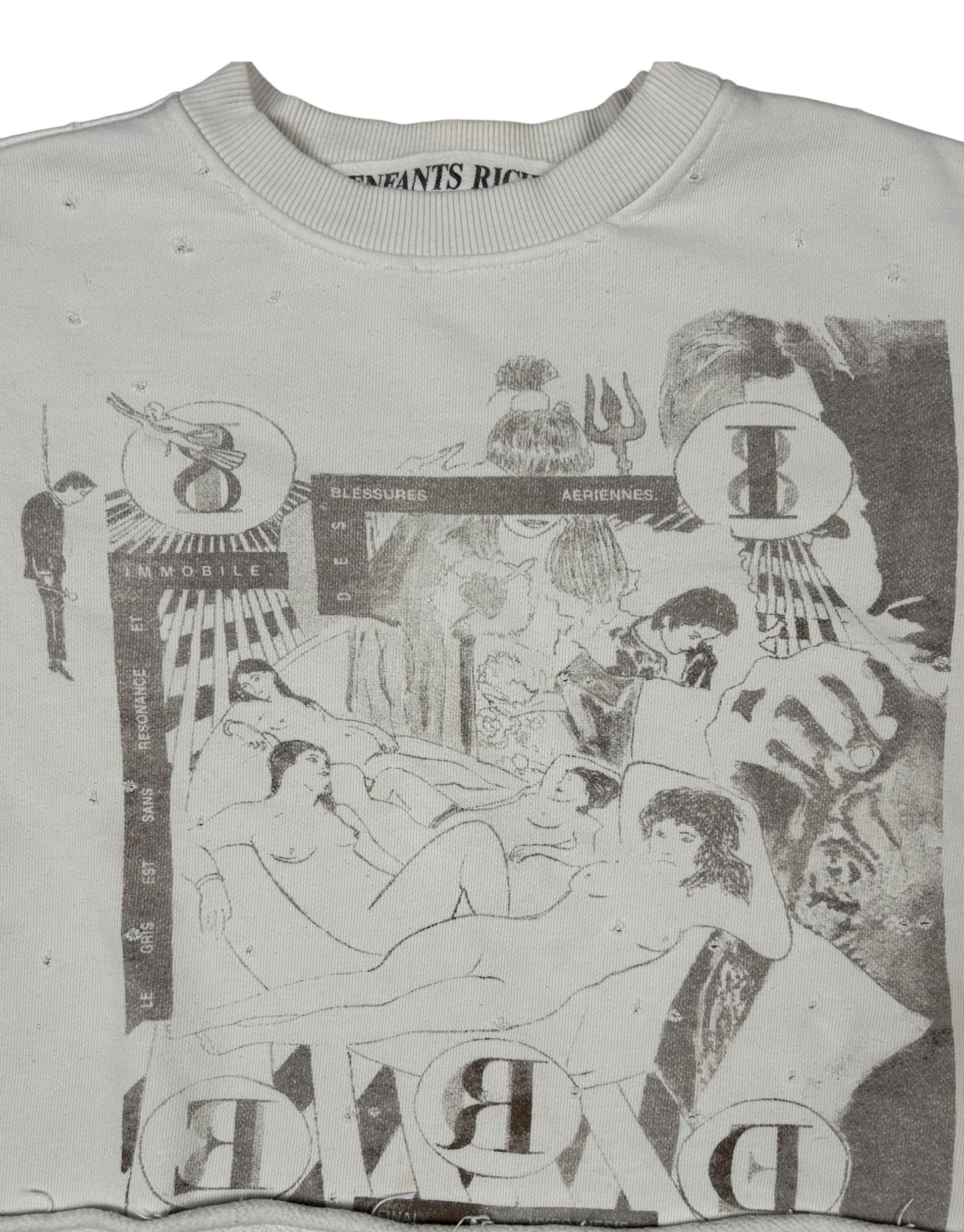 White Bath House Orgy Sweater Enfants Riches Déprimés