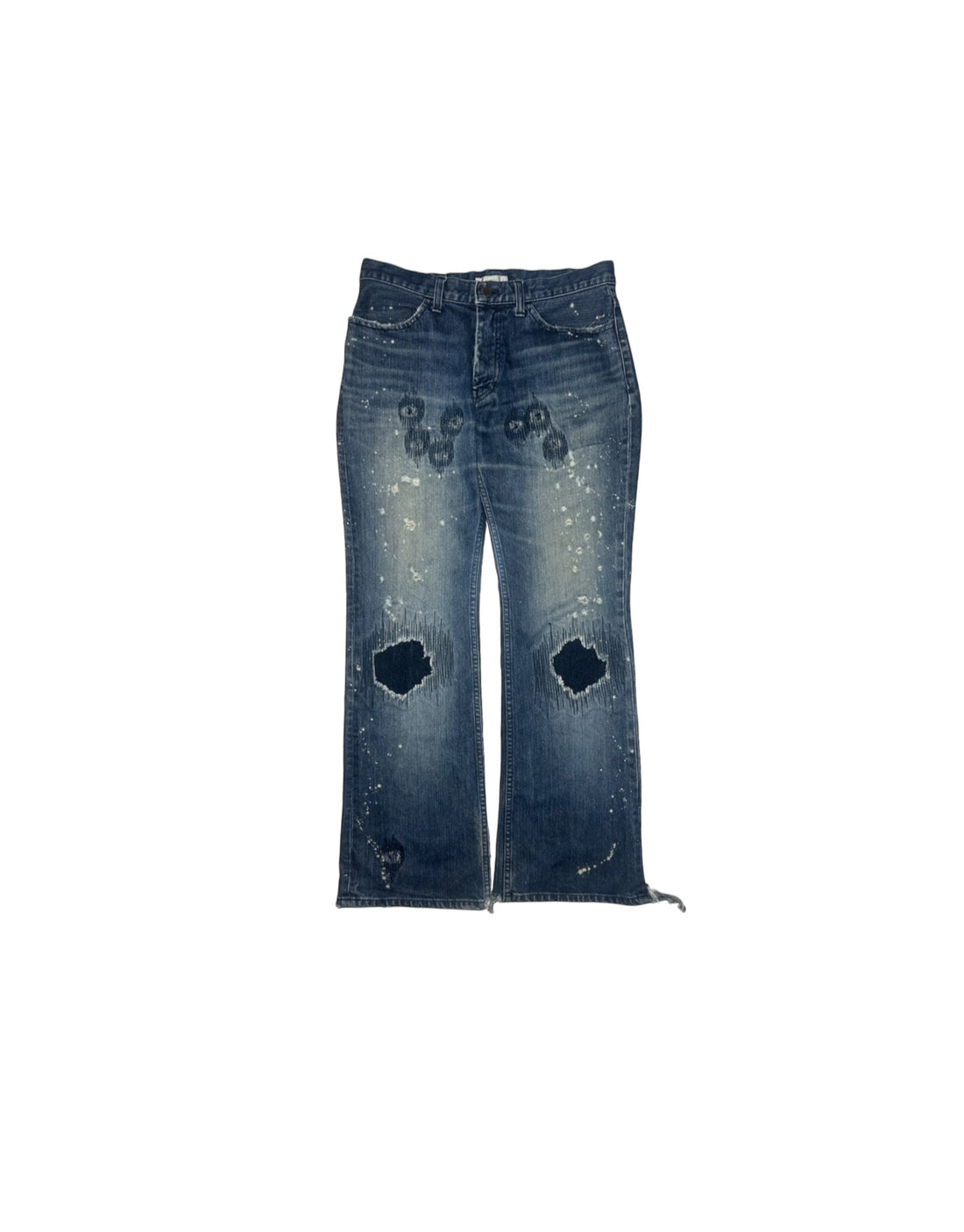 AW01 Bullet Hole Distressed Denim Number (N)ine