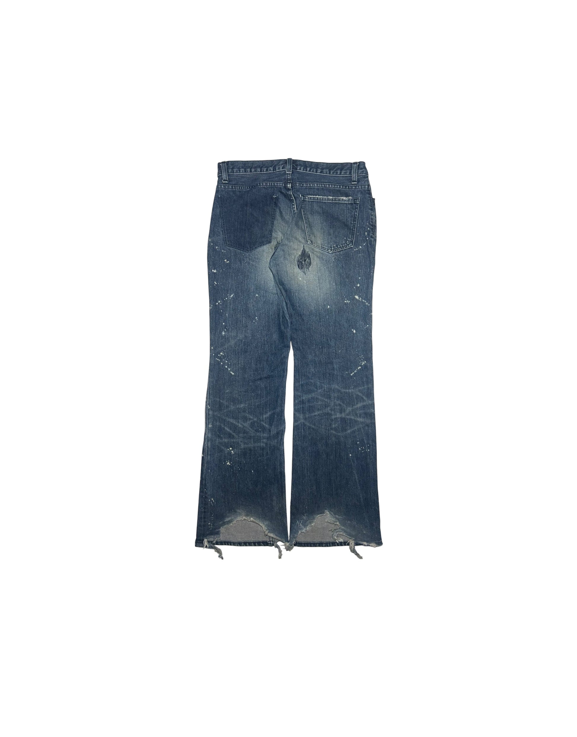 AW01 Bullet Hole Distressed Denim Number (N)ine