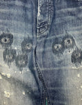 AW01 Bullet Hole Distressed Denim Number (N)ine
