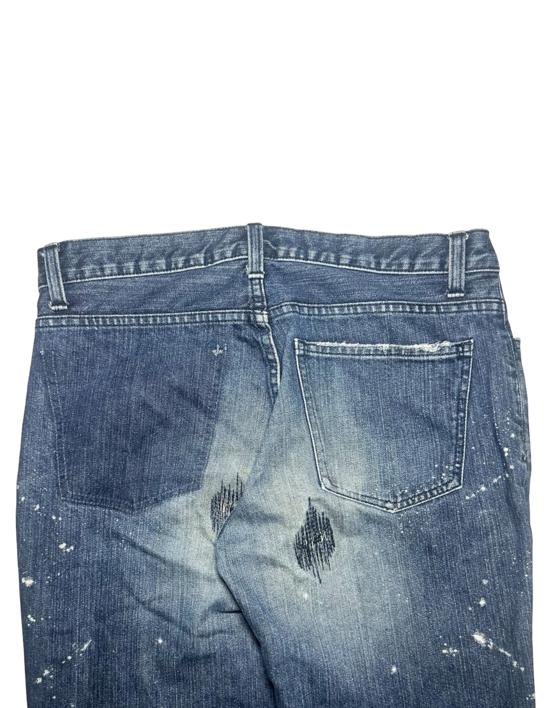 AW01 Bullet Hole Distressed Denim Number (N)ine