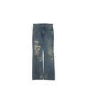 AW12 Cowhide Leather Bootcut Jeans Isamu Katayama Backlash