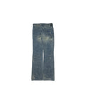 AW12 Cowhide Leather Bootcut Jeans Isamu Katayama Backlash