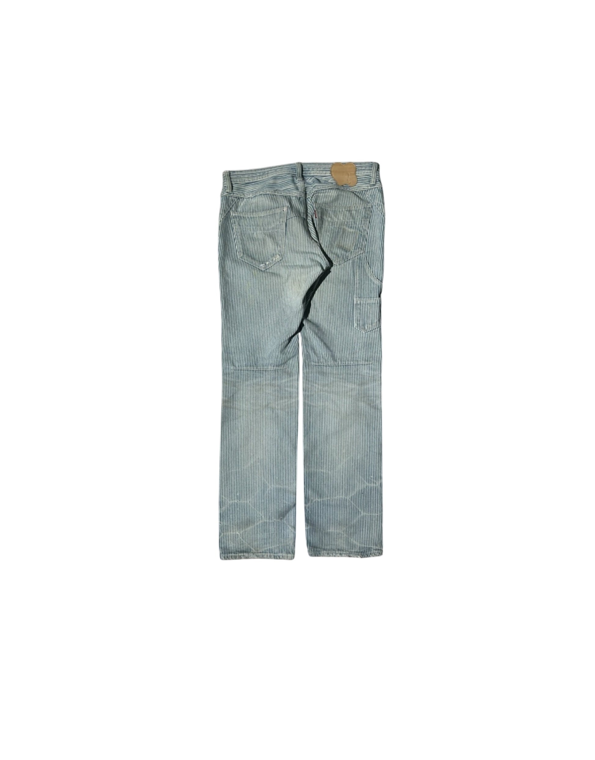 SS08 Destroyed Hickory Stripe Denim Number (N)ine