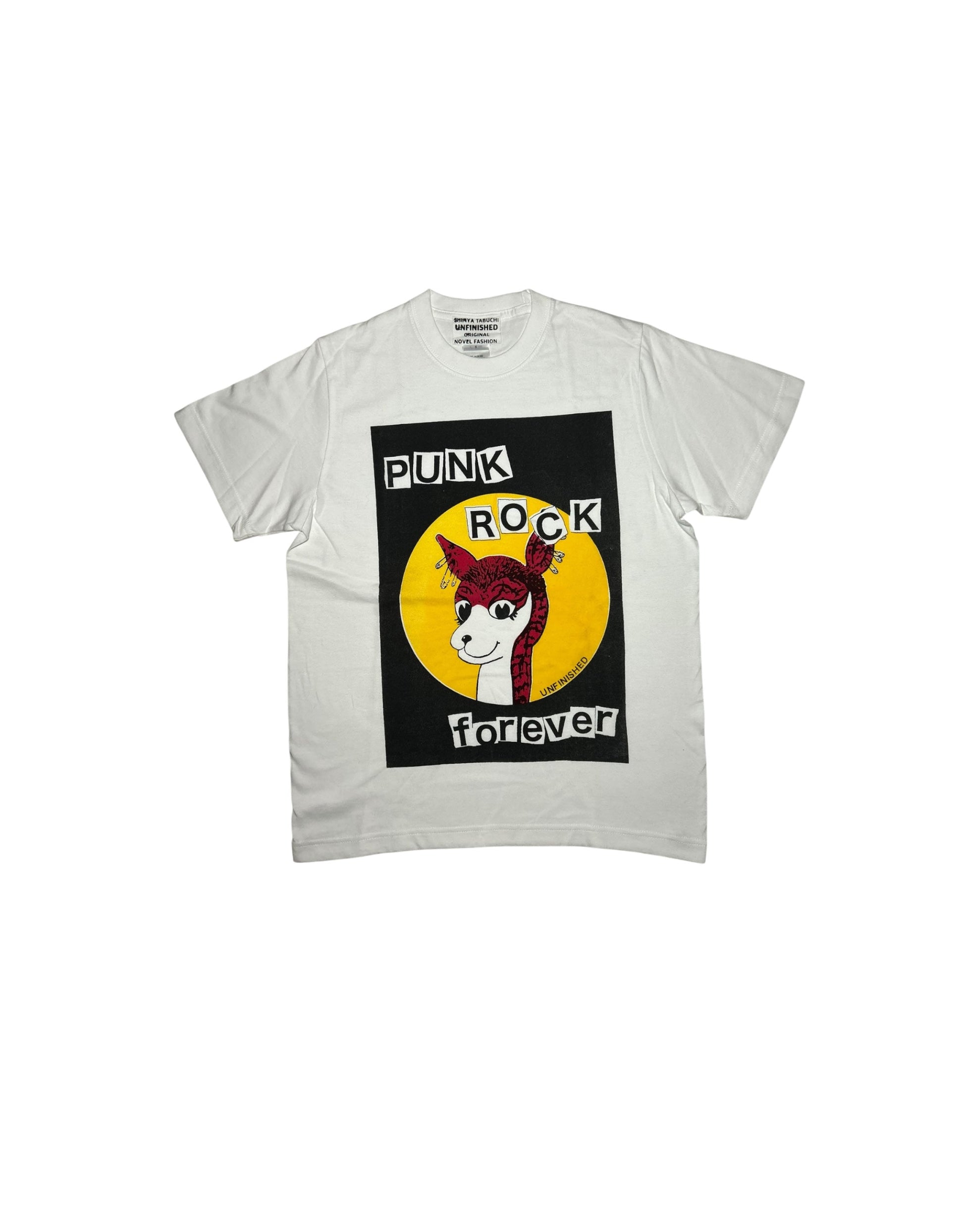 Pierced Lama Shirt White UNFINISHED By666