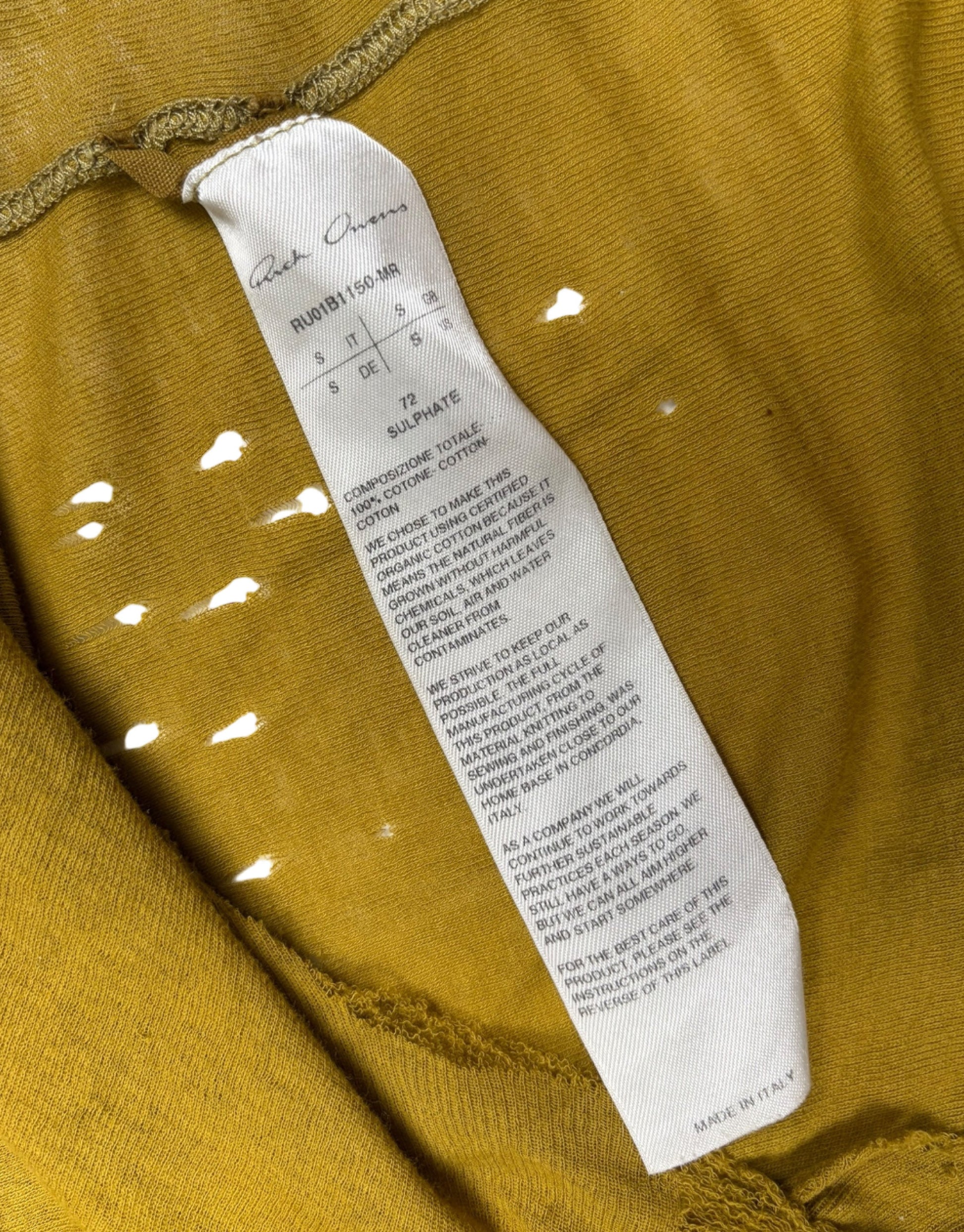 Rick Owens SS21 Phlegethon Tank-Top Rick Owens