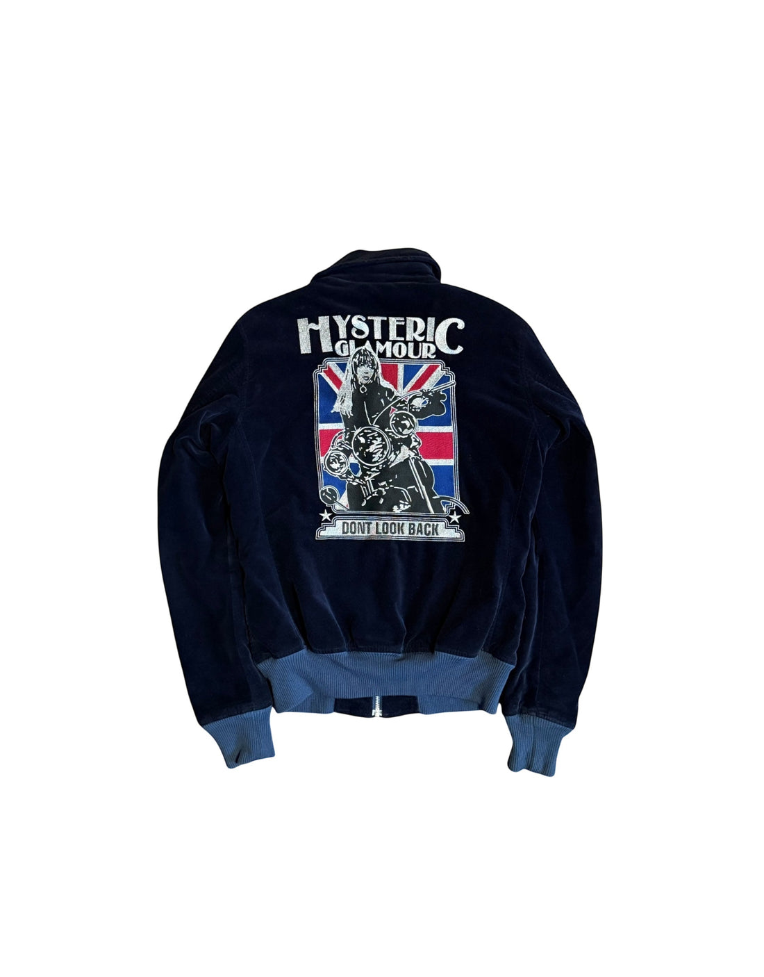Don’t Look Back Velour Bomber Jacket Hysteric Glamour
