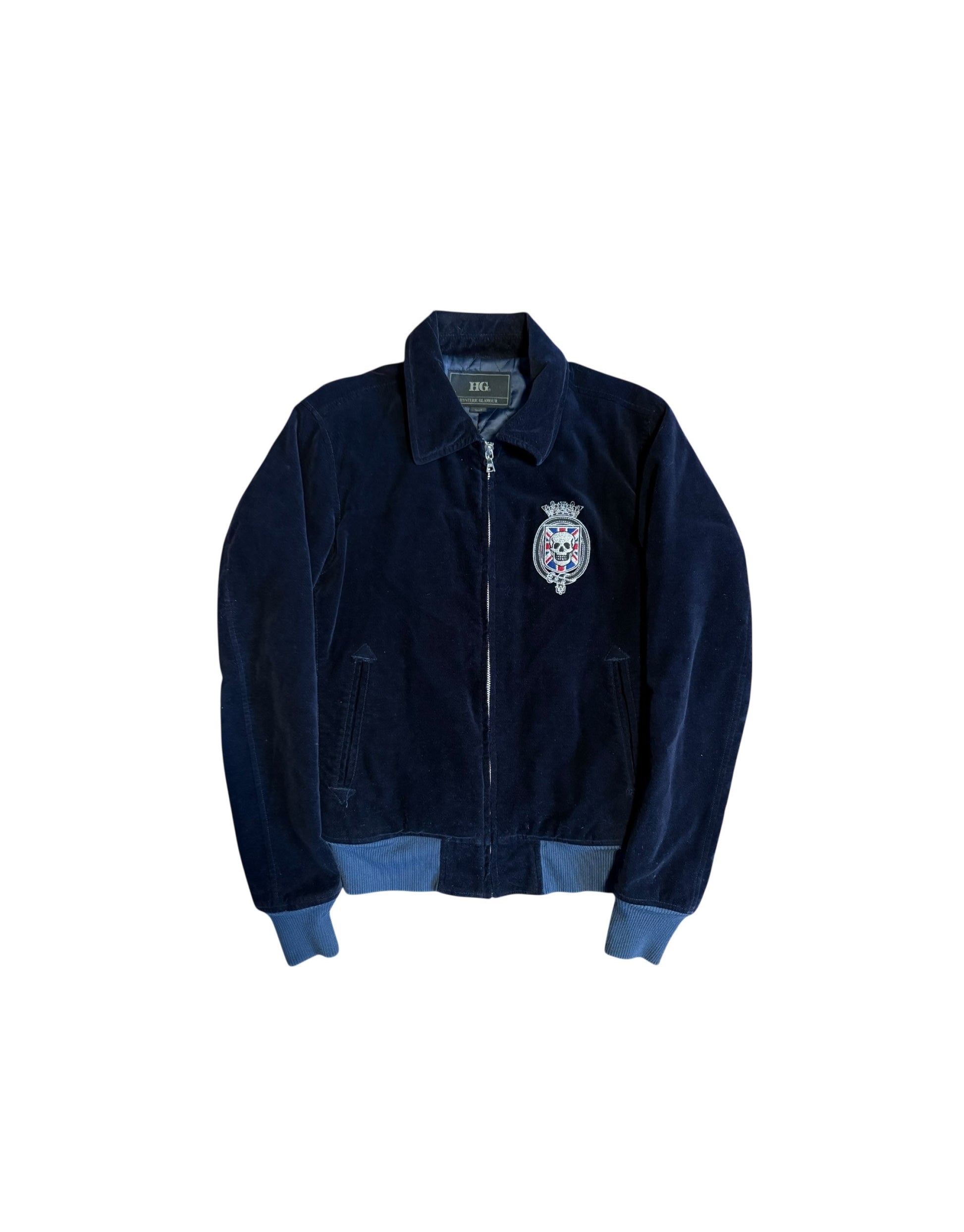 Don’t Look Back Velour Bomber Jacket Hysteric Glamour