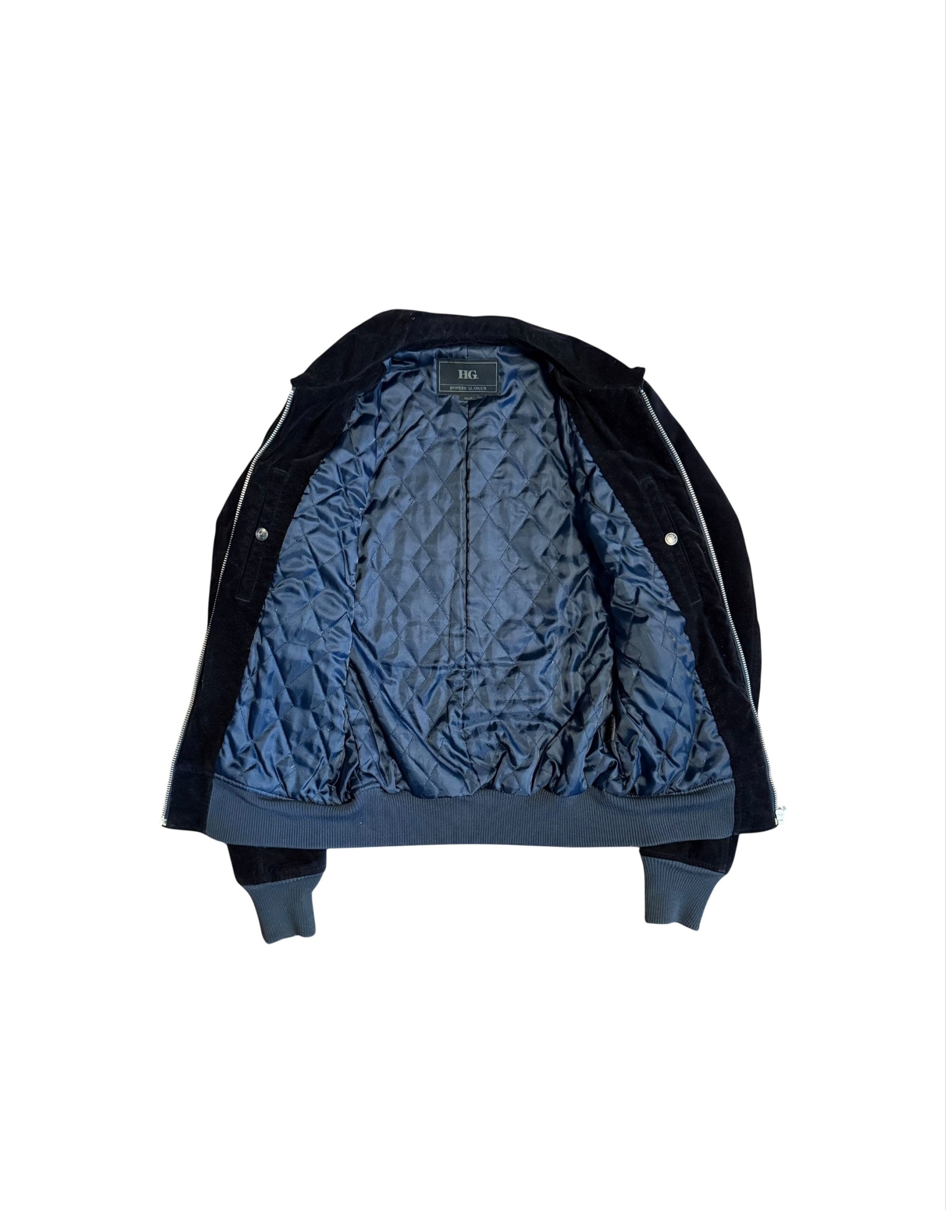 Don’t Look Back Velour Bomber Jacket Hysteric Glamour