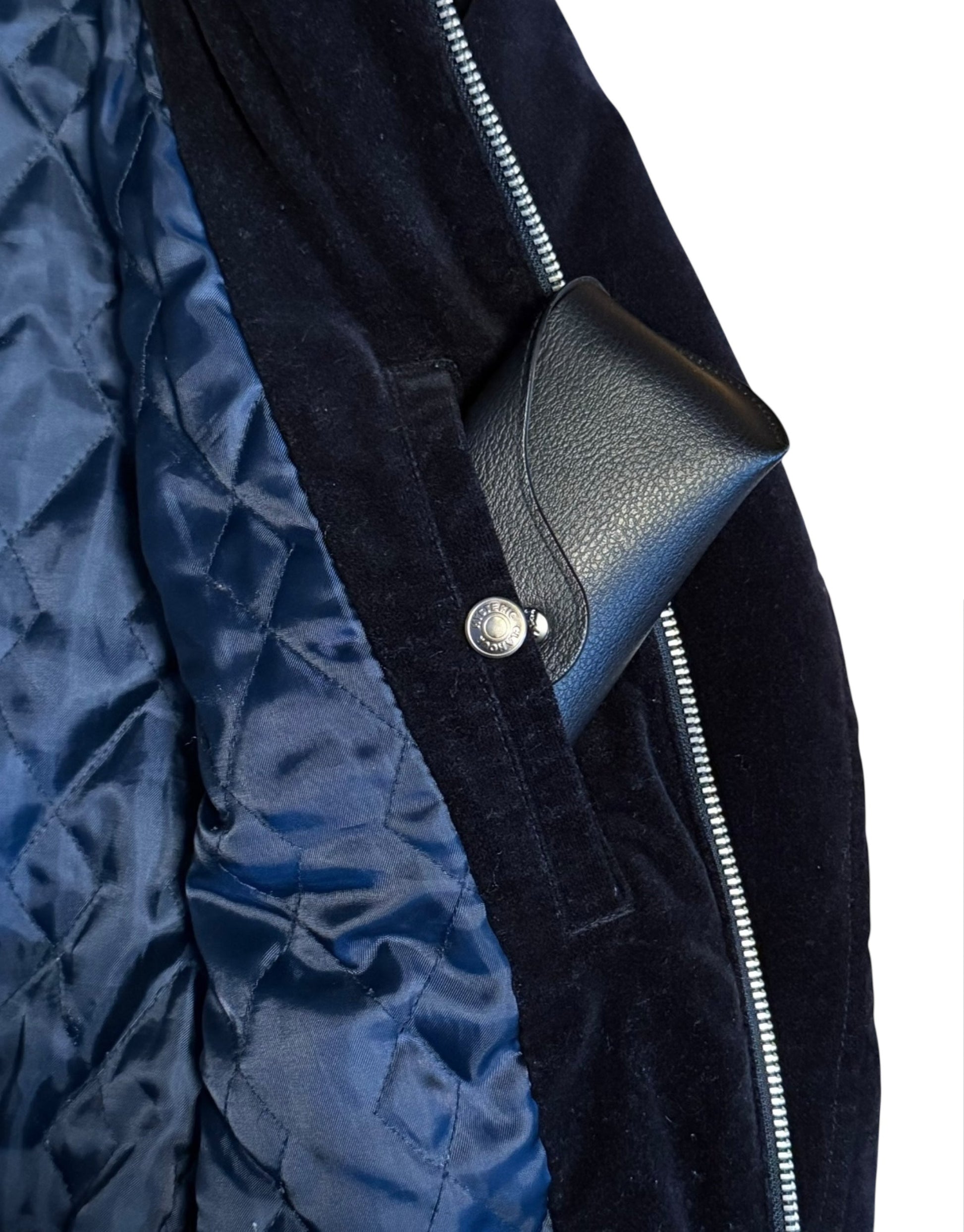 Don’t Look Back Velour Bomber Jacket Hysteric Glamour