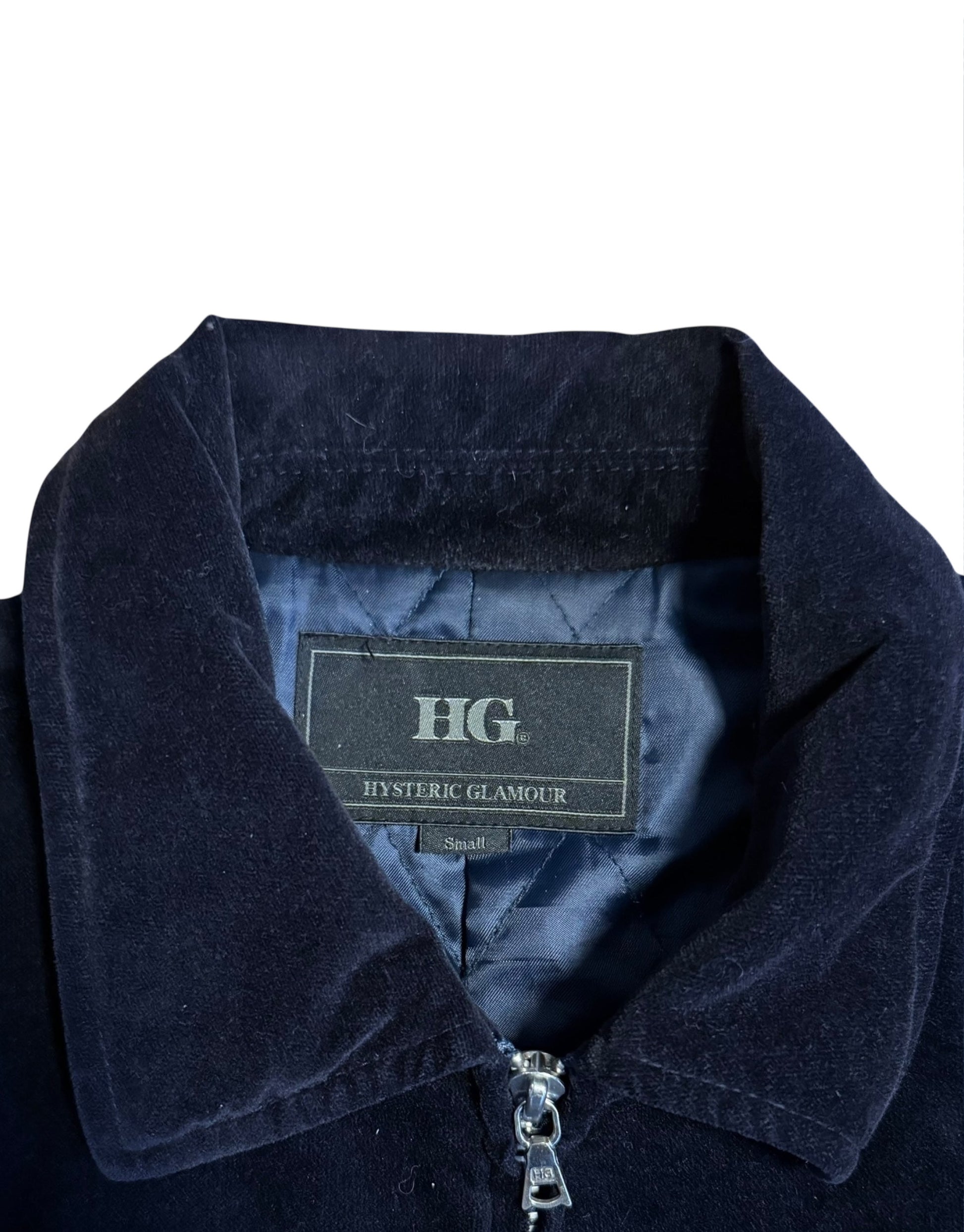 Don’t Look Back Velour Bomber Jacket Hysteric Glamour