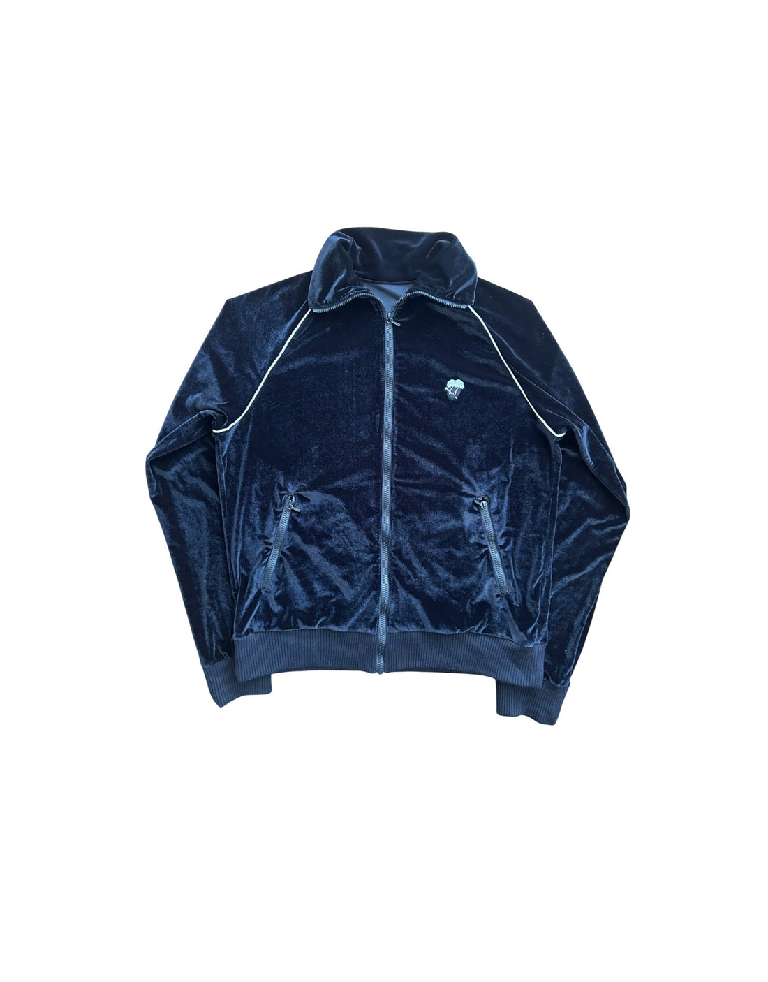 Velour Rolling Stones Zip Up Jacket Black Number (N)ine