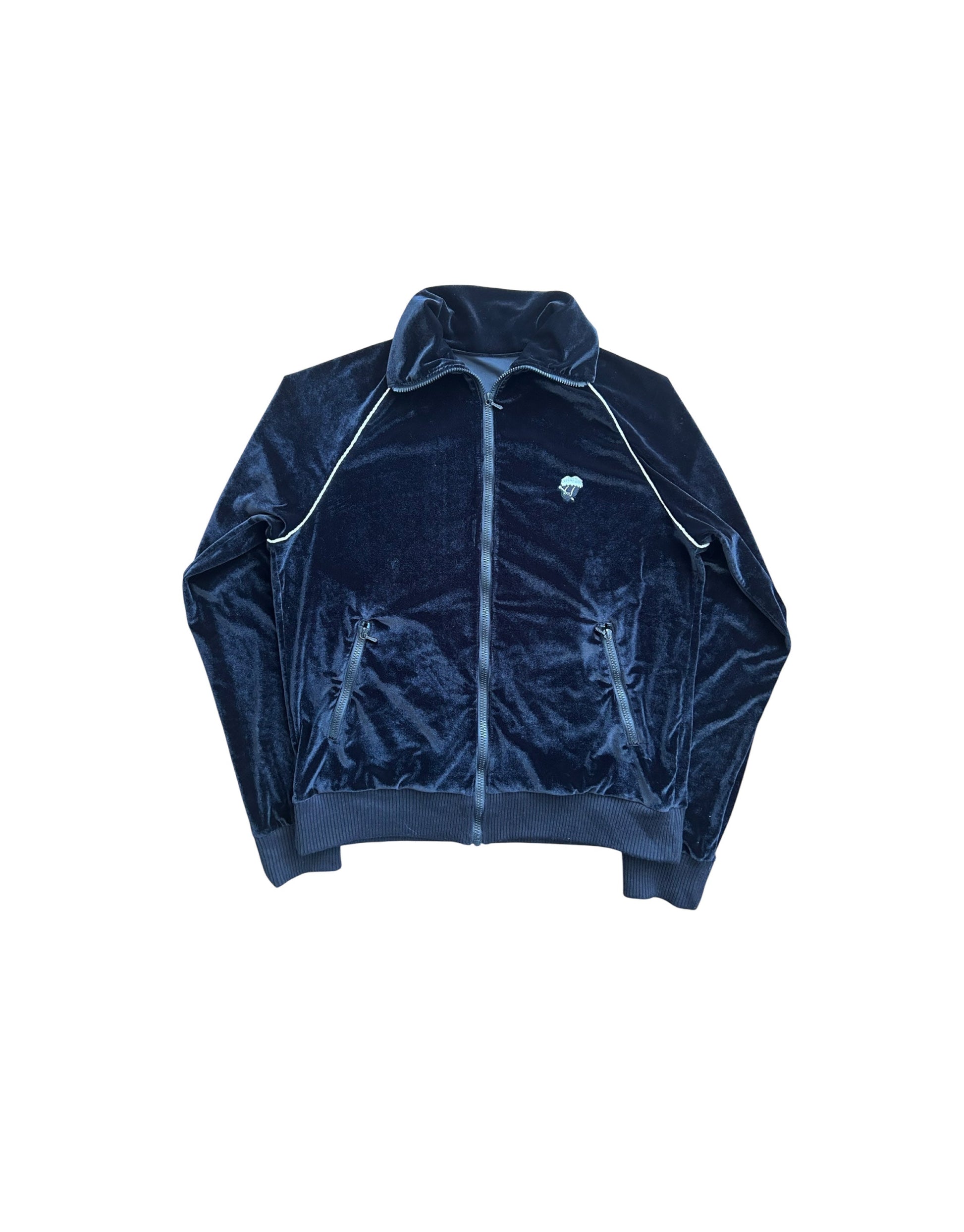 Velour Rolling Stones Zip Up Jacket Black Number (N)ine