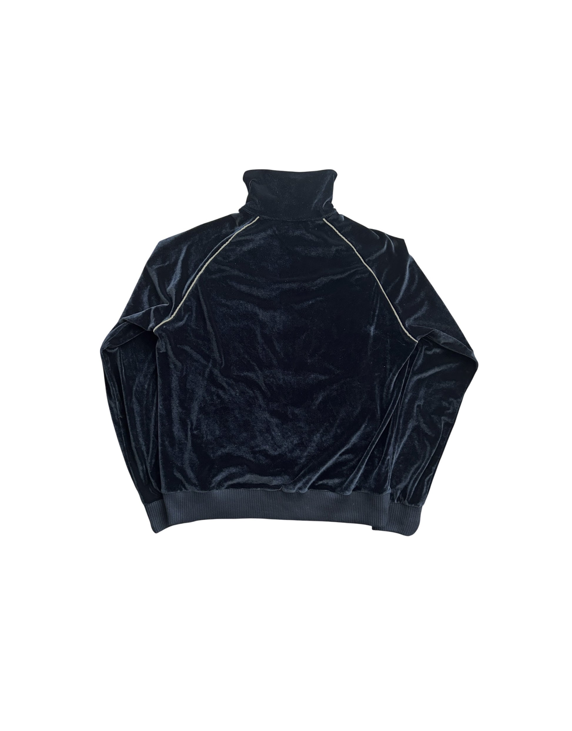 Velour Rolling Stones Zip Up Jacket Black Number (N)ine