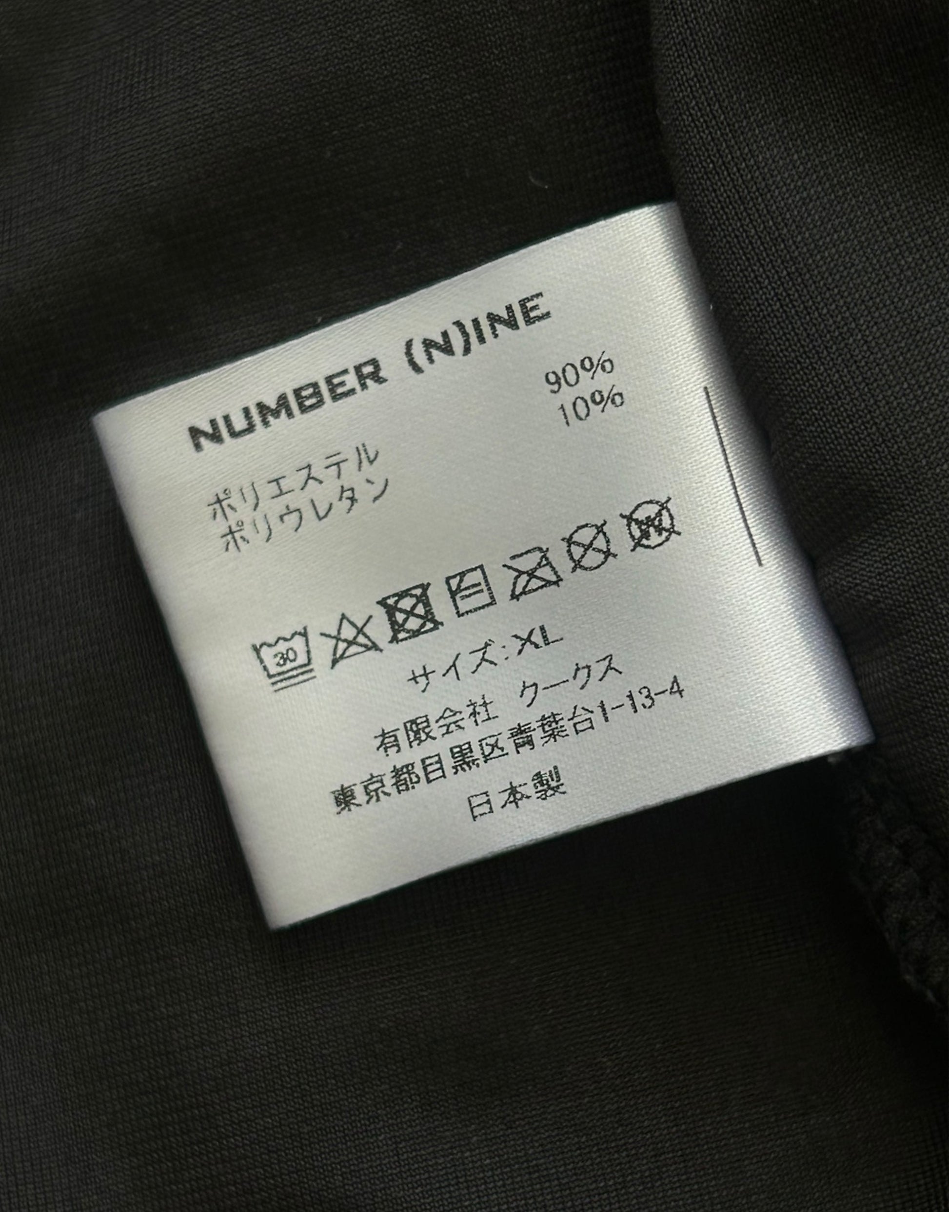 Velour Rolling Stones Zip Up Jacket Black Number (N)ine